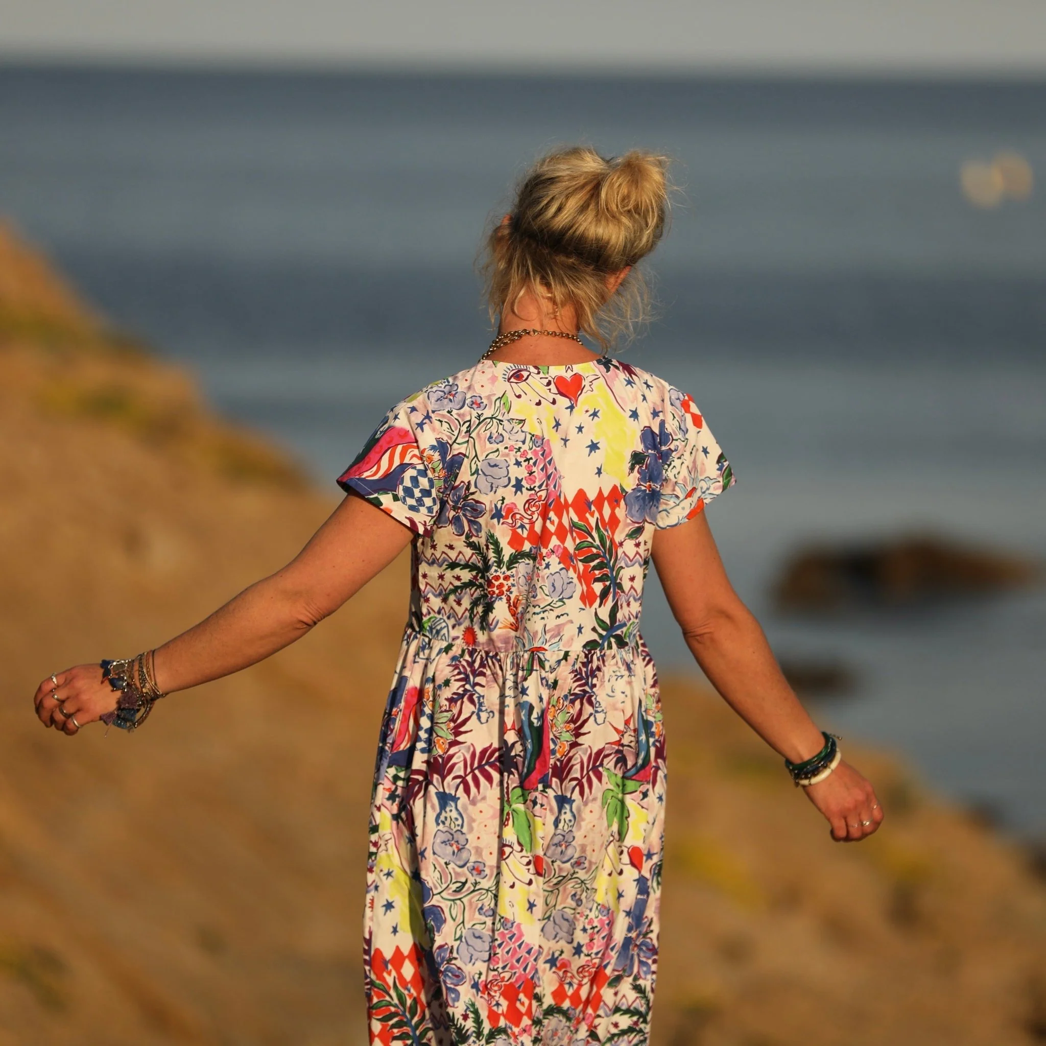 Robe Amélia popeline de coton Portofino - Image 14