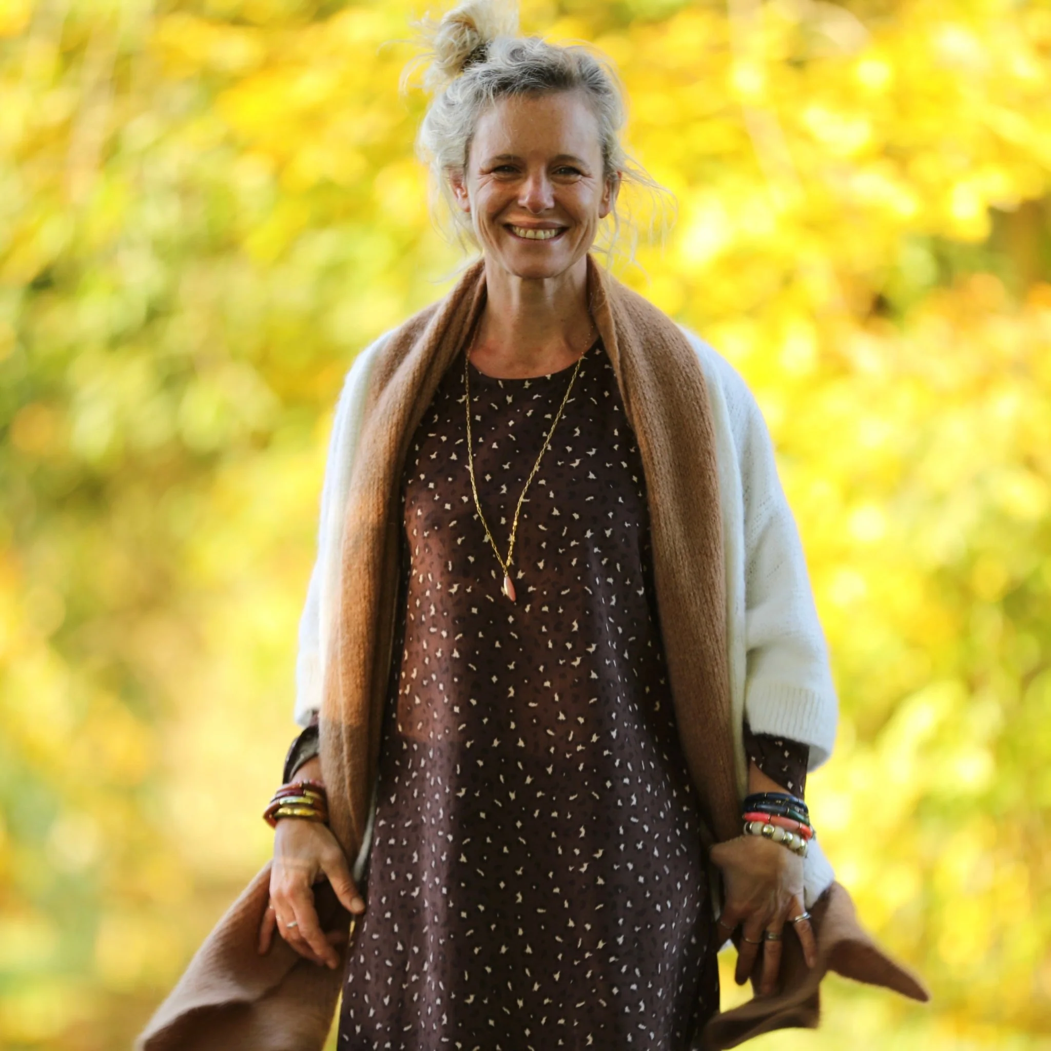 Robe Armande – Velours milleraies Léo choco - Image 6