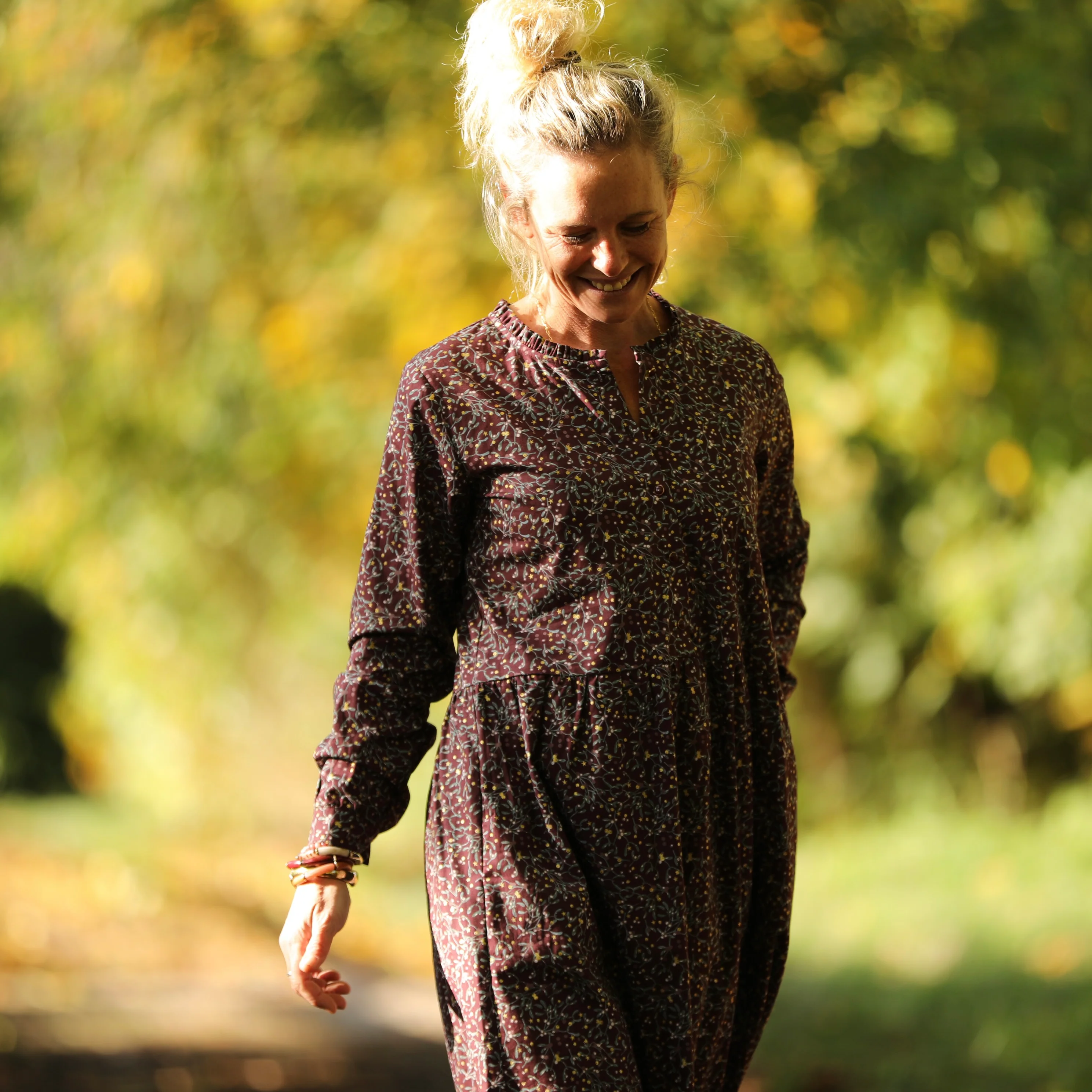 Robe Aurélia - coton Fleurs de Solstice - Image 8