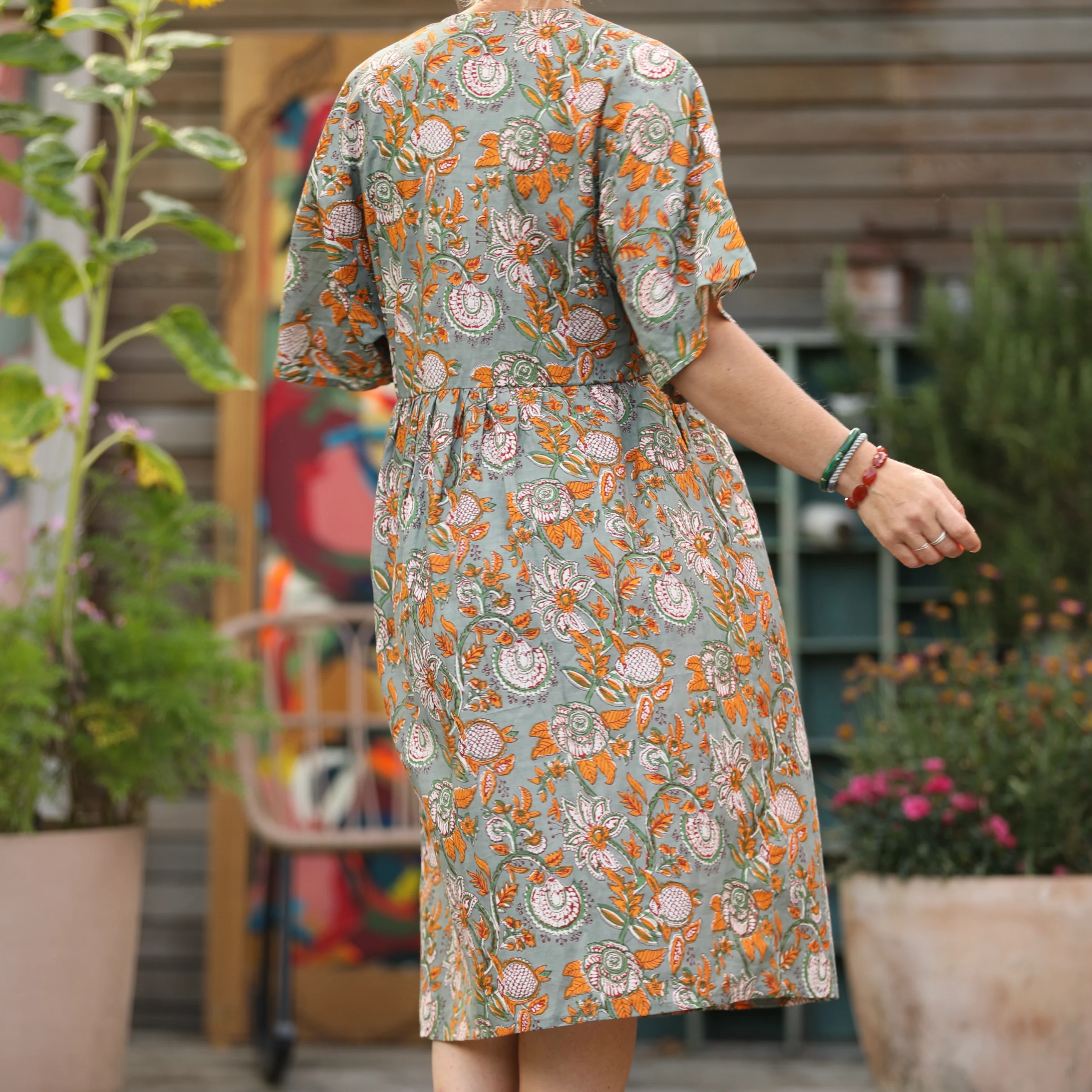Robe Capucine - imprimé "Jardin secret" - Image 8