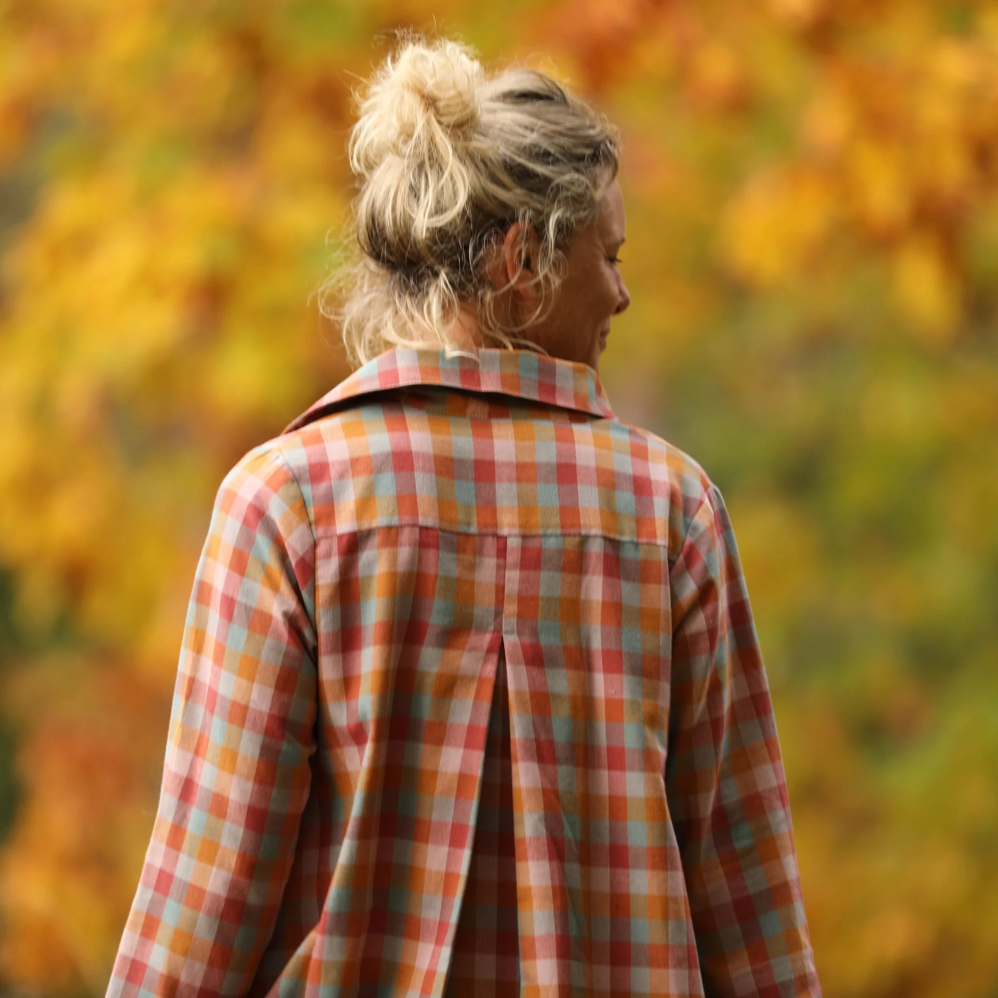 Robe Carole – tartan automnal - Image 4