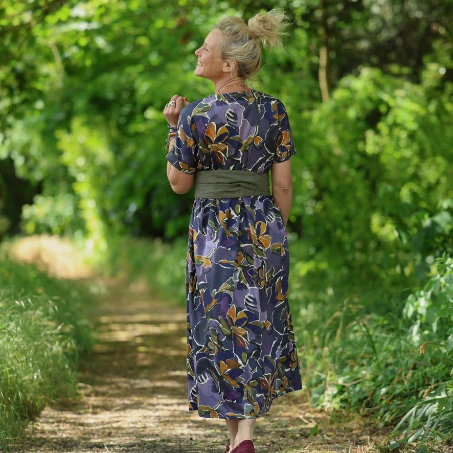 Robe Charline – Satin de coton Bois de Myrthe - Image 8