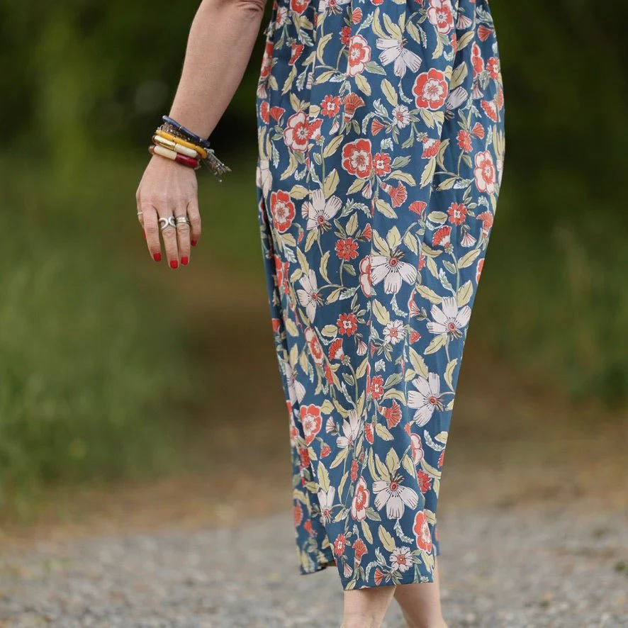 Robe Charline – Coton Fleurs d'Inde - Image 10