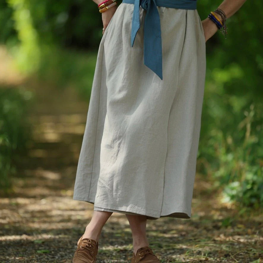 Robe Charline – Lin naturel - Image 11