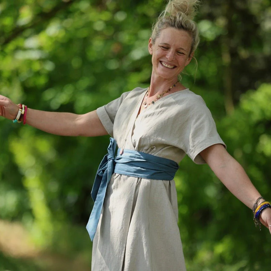Robe Charline – Lin naturel - Image 15