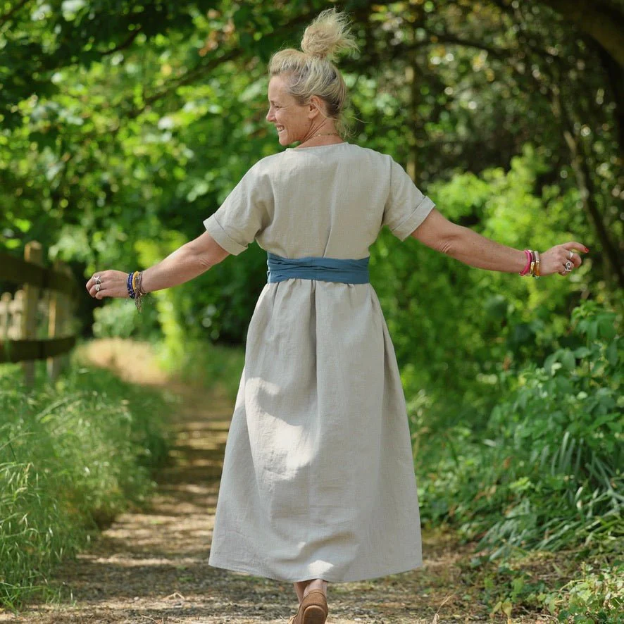 Robe Charline – Lin naturel - Image 6