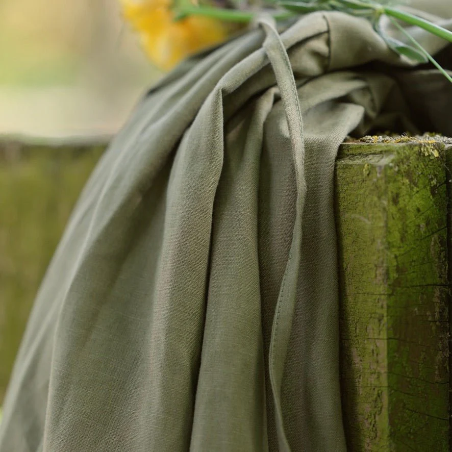 Robe Charline – Lin Vert fenouil - Image 2