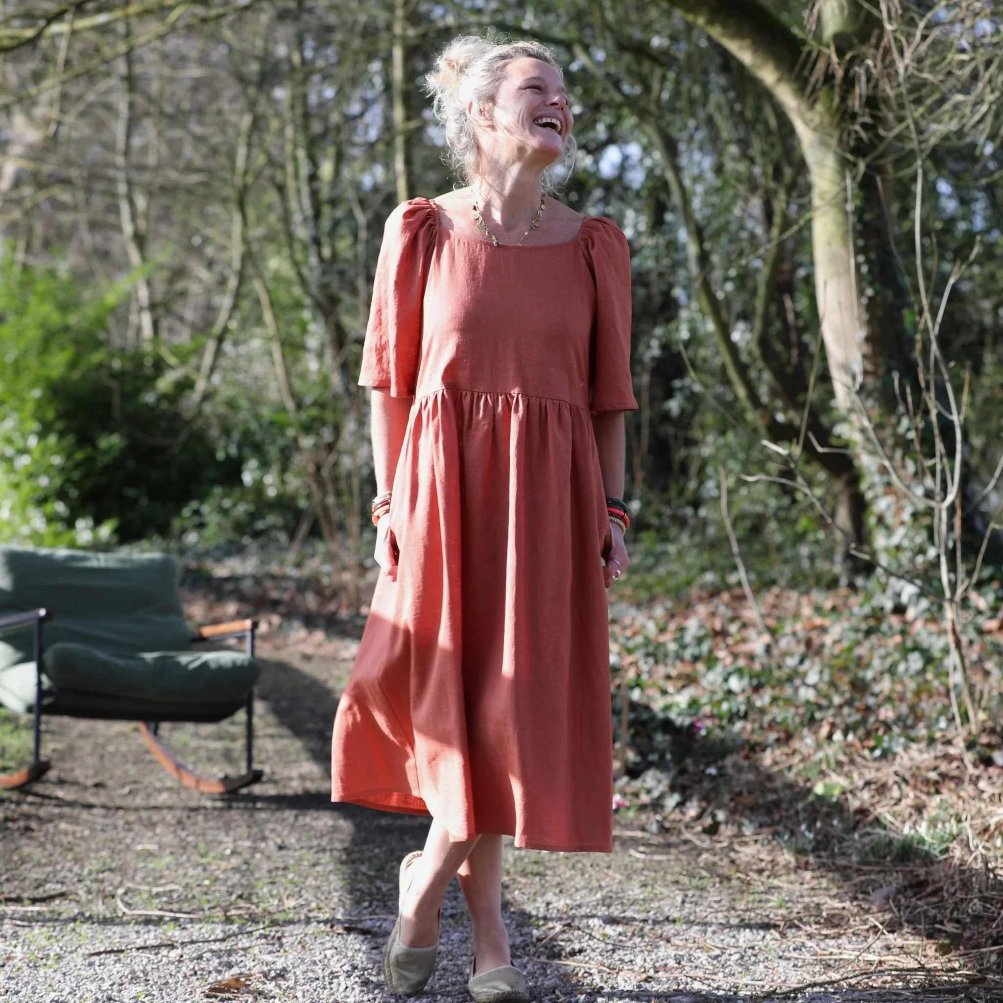 Robe Iloé – Lin terracotta - Image 13