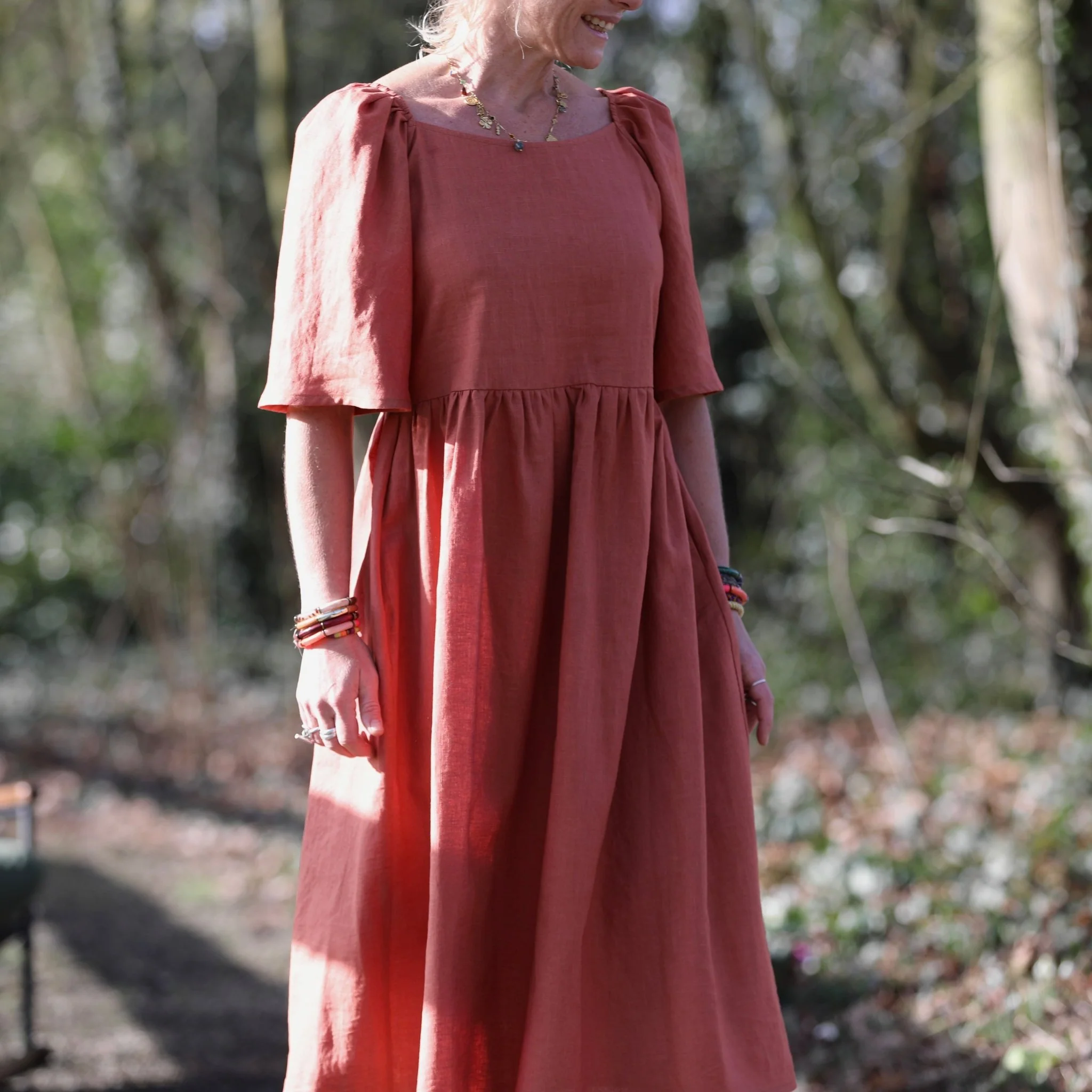Robe Iloé – Lin terracotta - Image 5