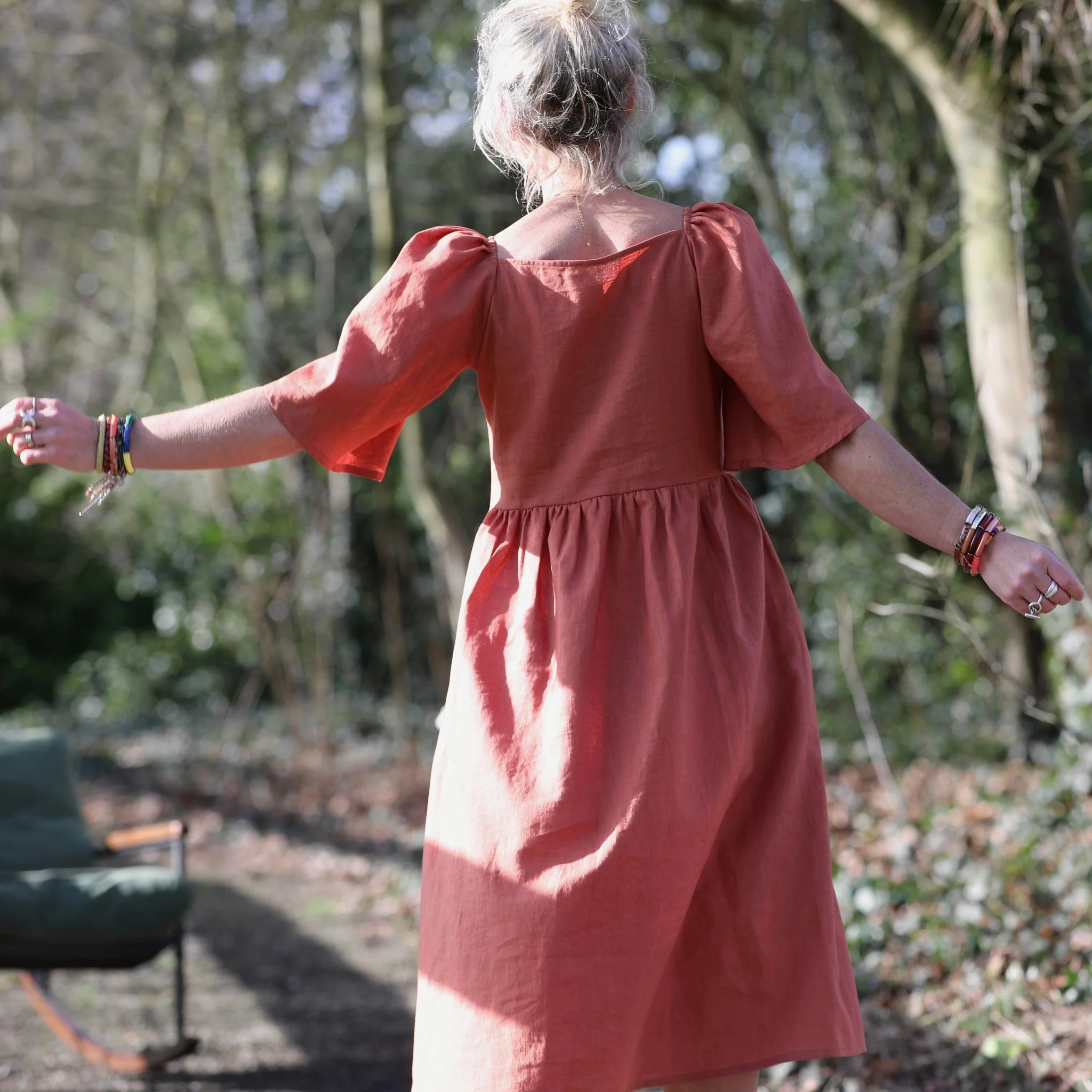 Robe Iloé – Lin terracotta - Image 6