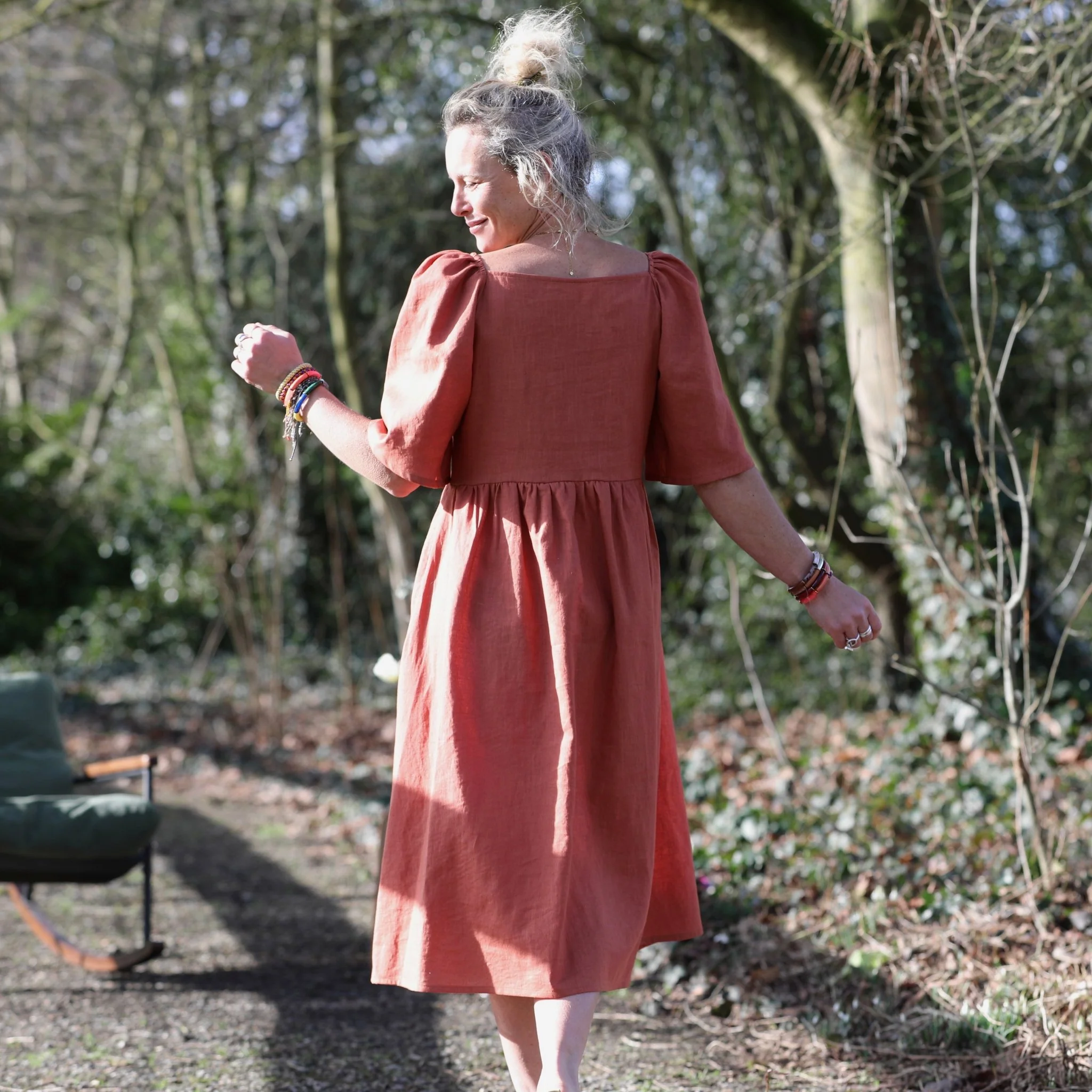 Robe Iloé – Lin terracotta - Image 8