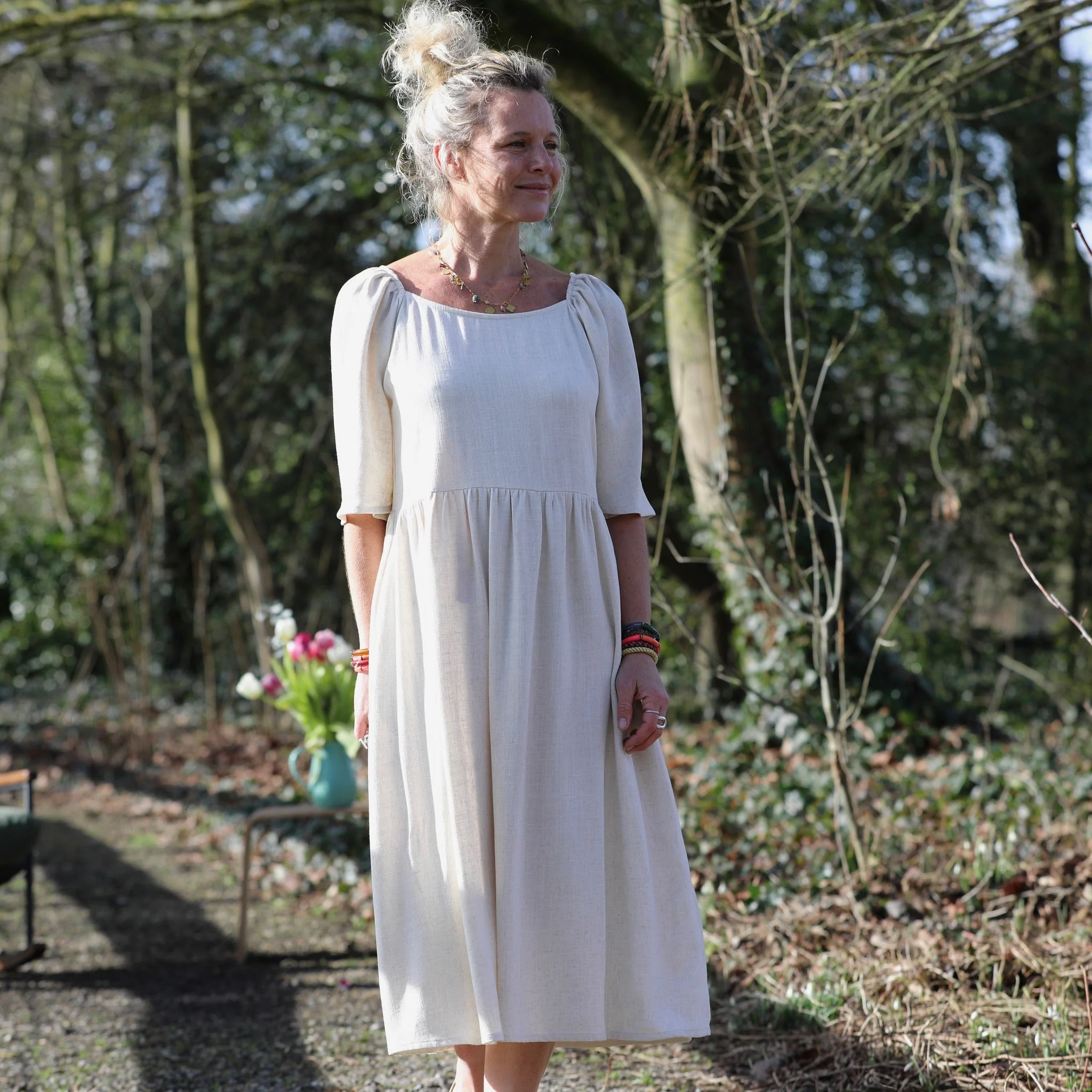 Robe Iloé – Viscose/lin ficelle - Image 10