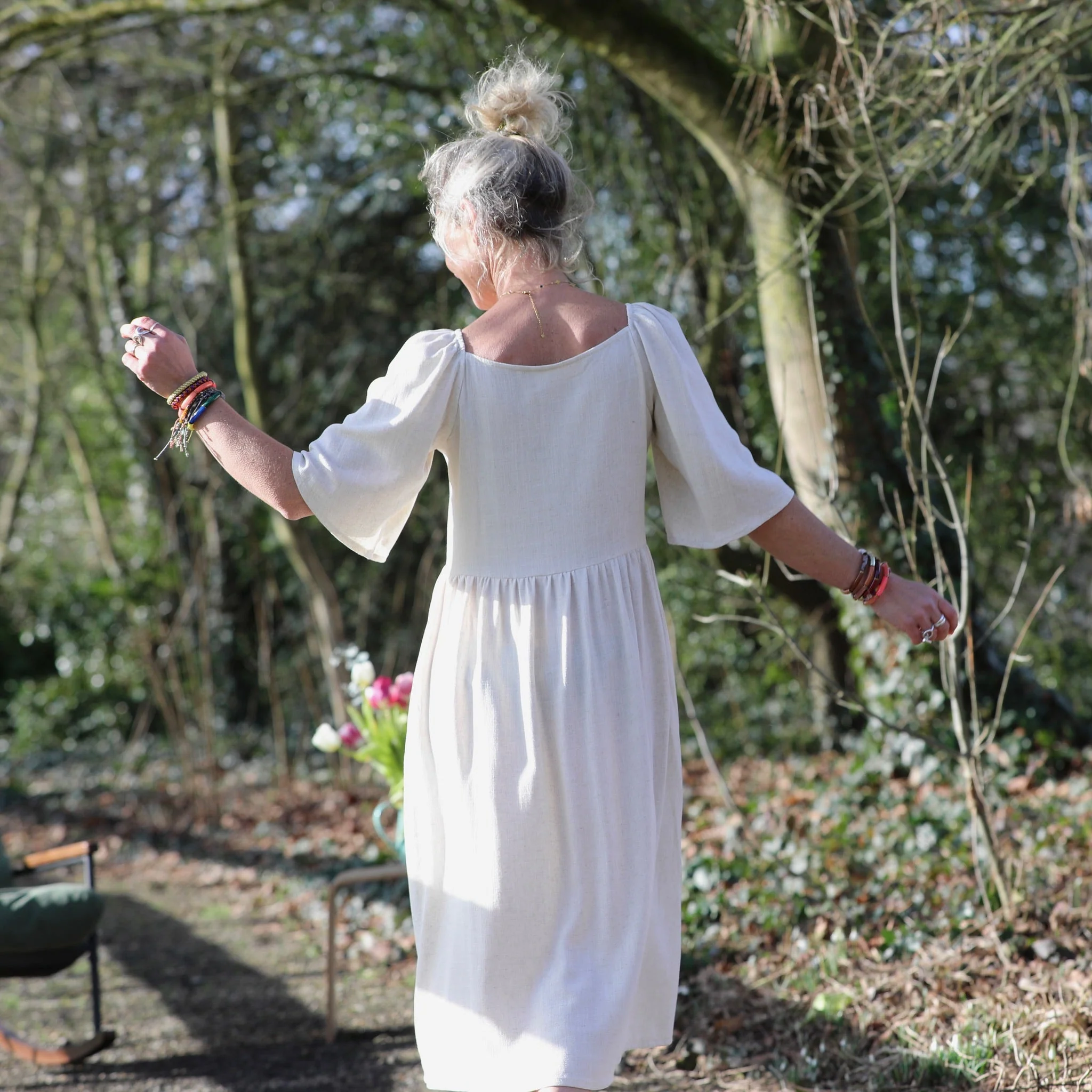 Robe Iloé – Viscose/lin ficelle - Image 12