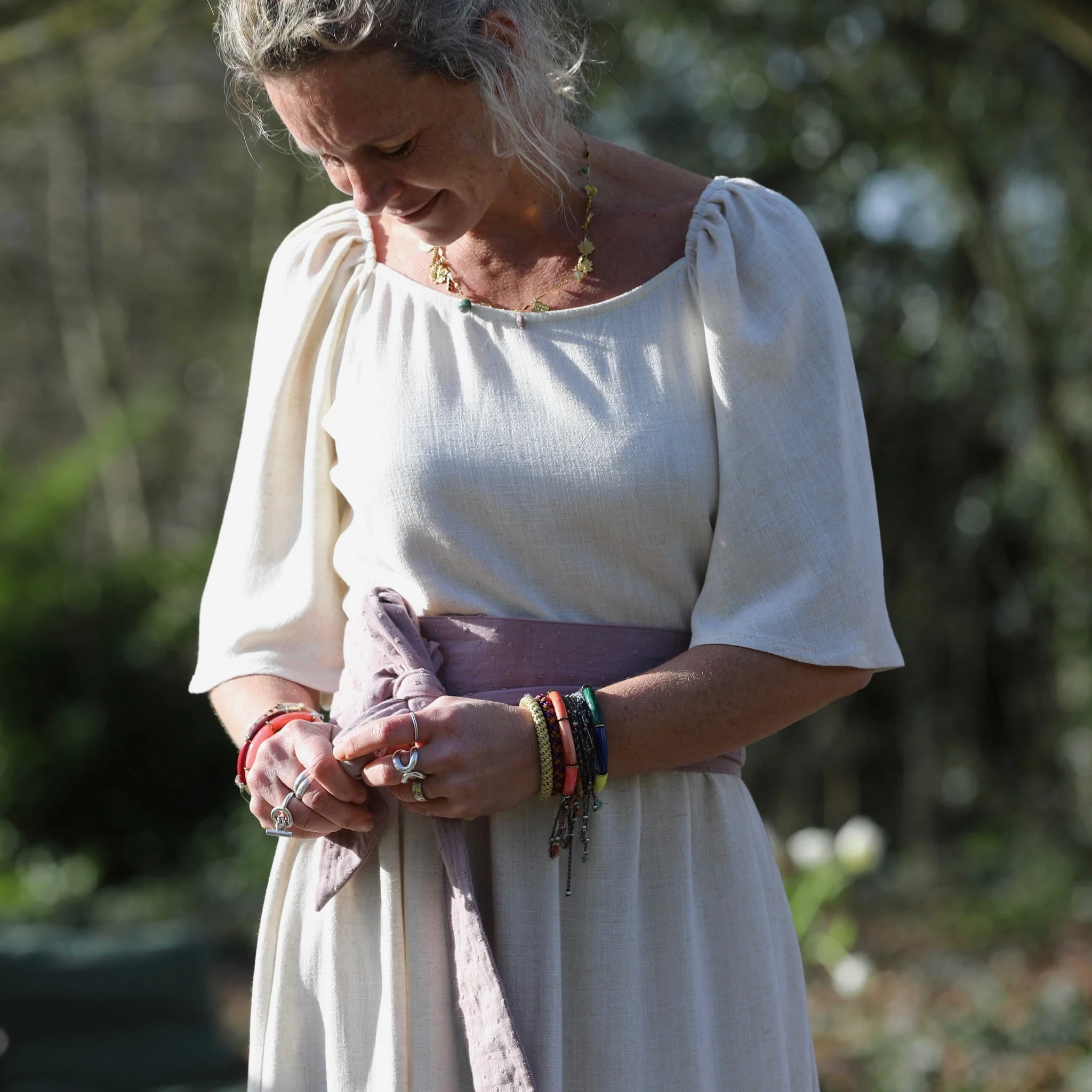 Robe Iloé – Viscose/lin ficelle - Image 15