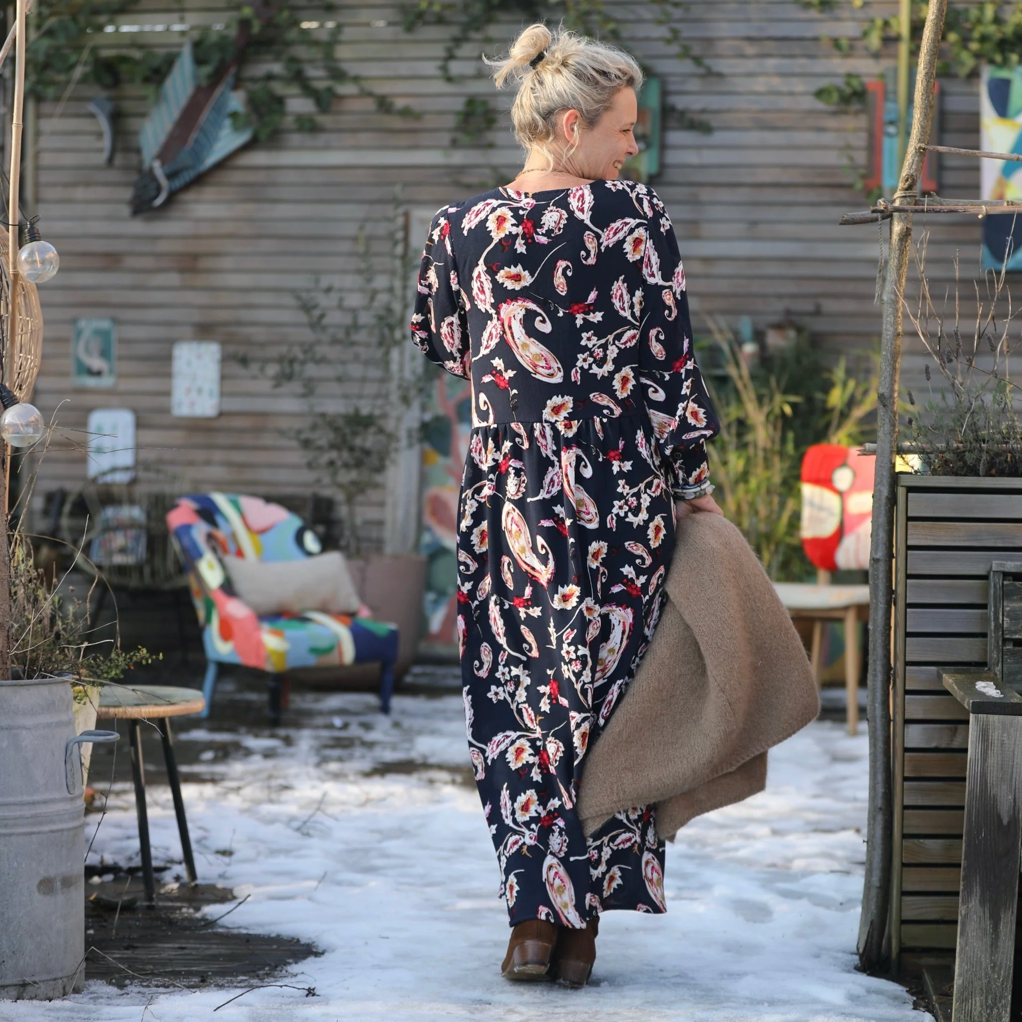 Robe Isis - crèpe de viscose Solaria - Image 7