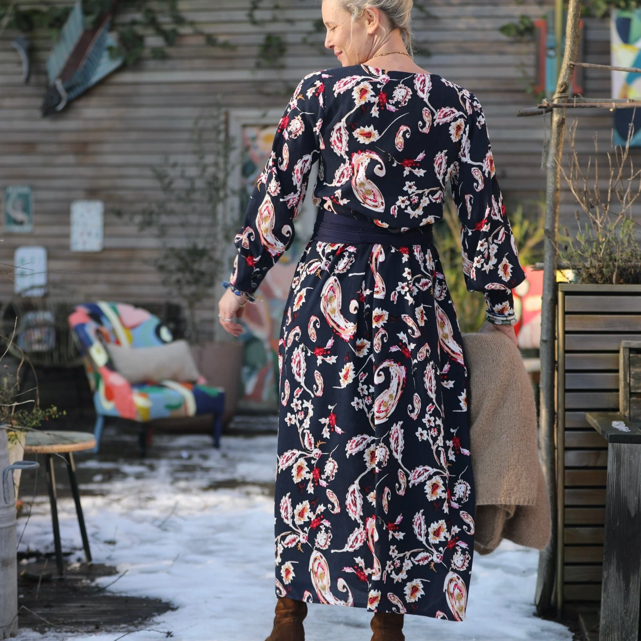 Robe Isis - crèpe de viscose Solaria - Image 8