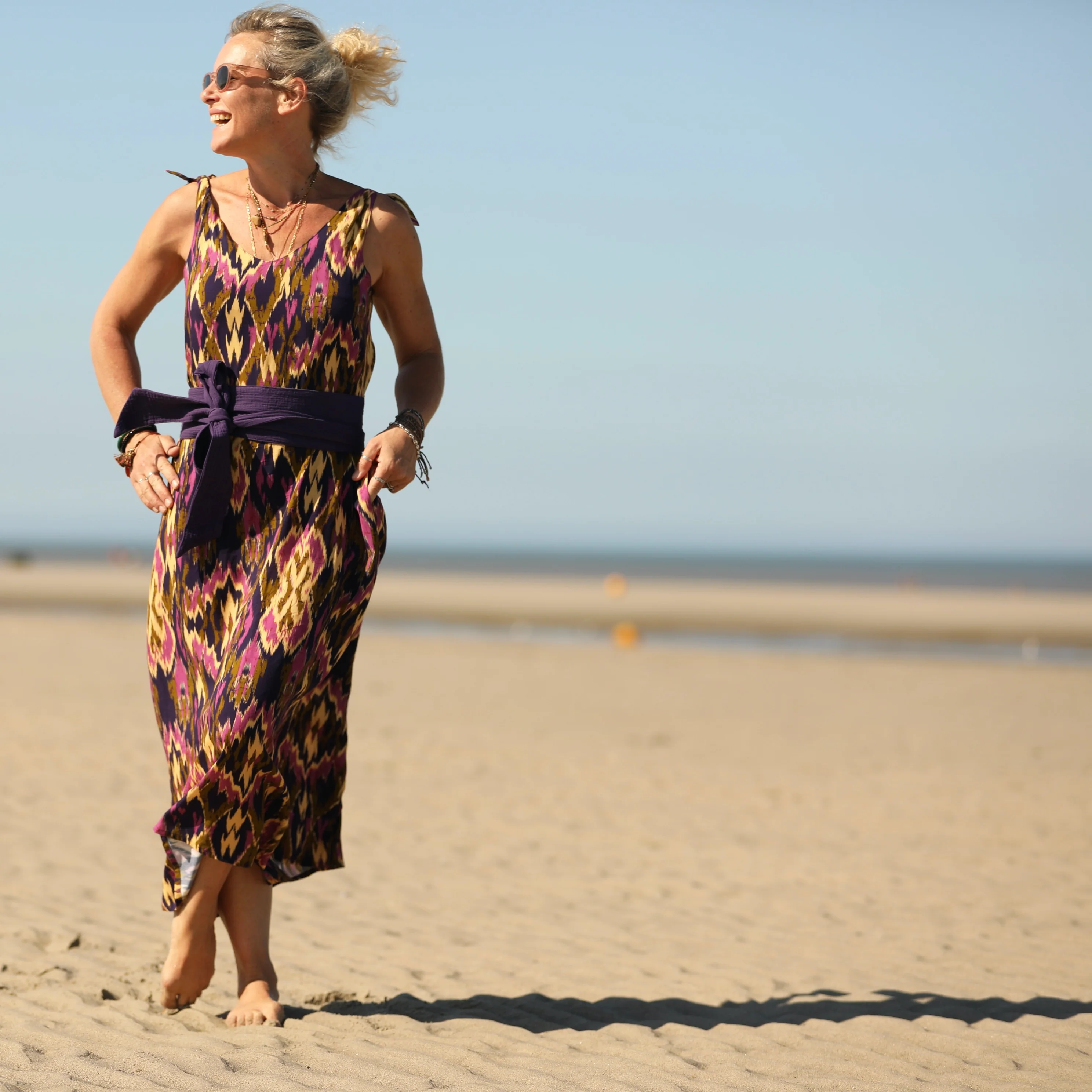 Robe Laëtitia - Viscose Ikat - Image 10