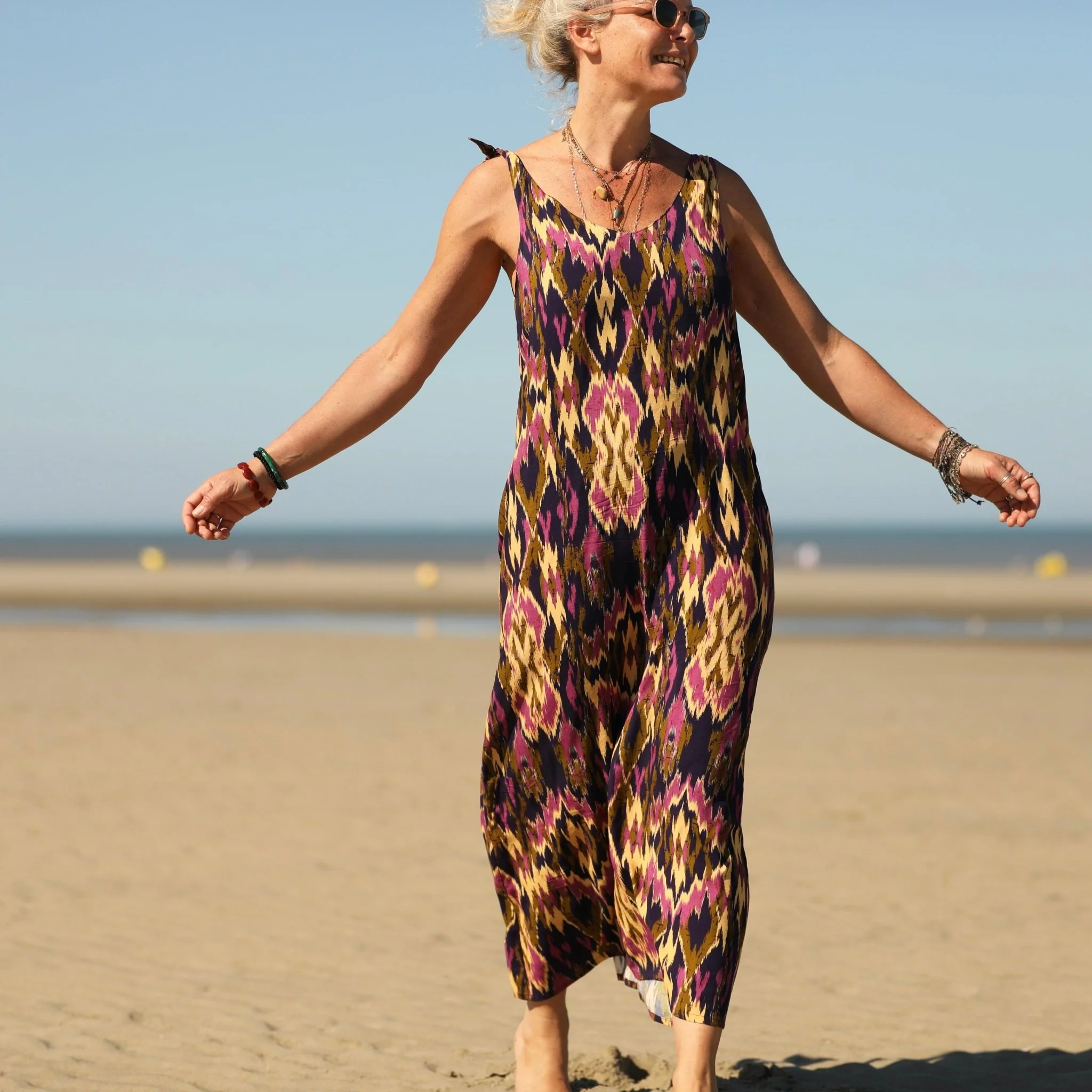 Robe Laëtitia - Viscose Ikat - Image 7