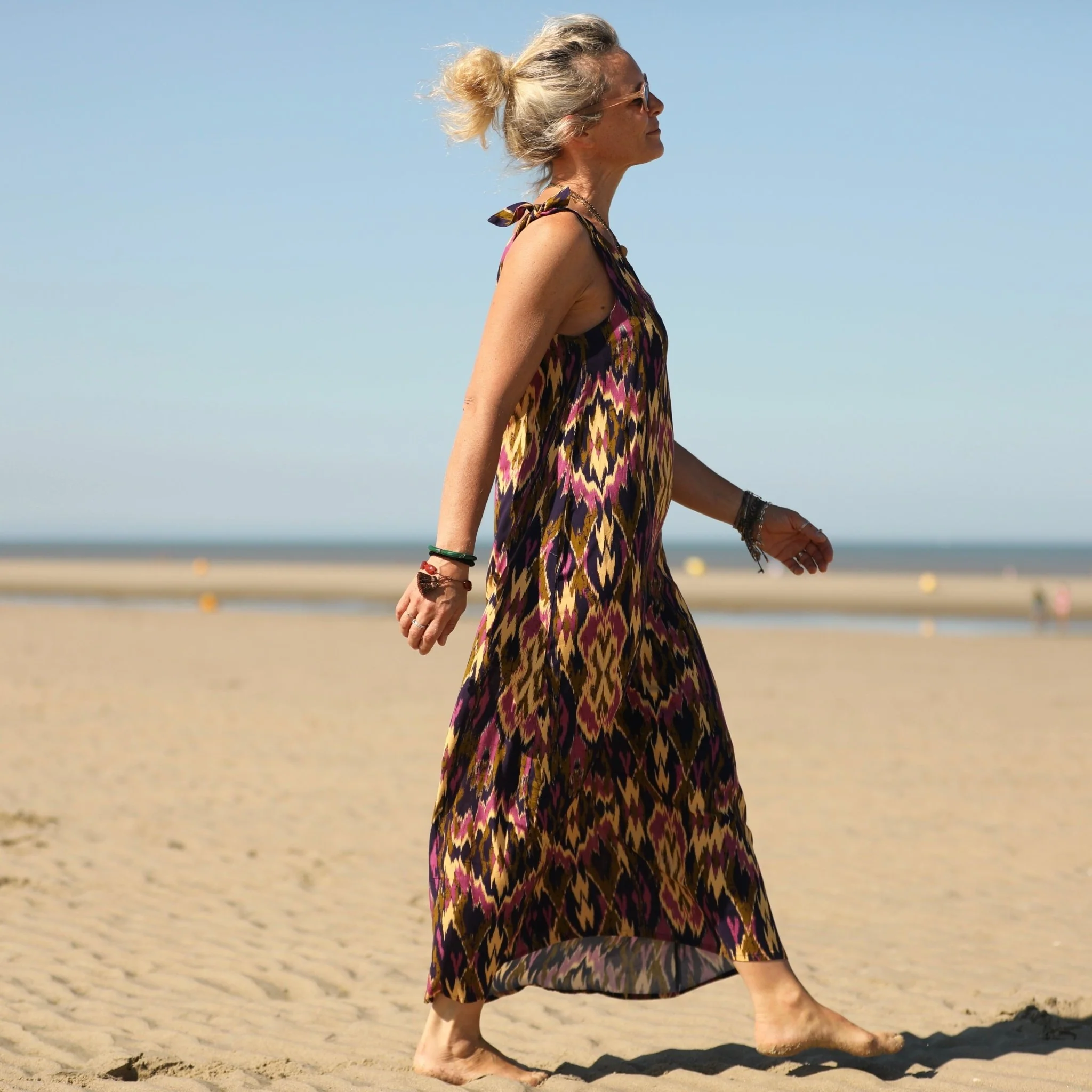 Robe Laëtitia - Viscose Ikat - Image 9