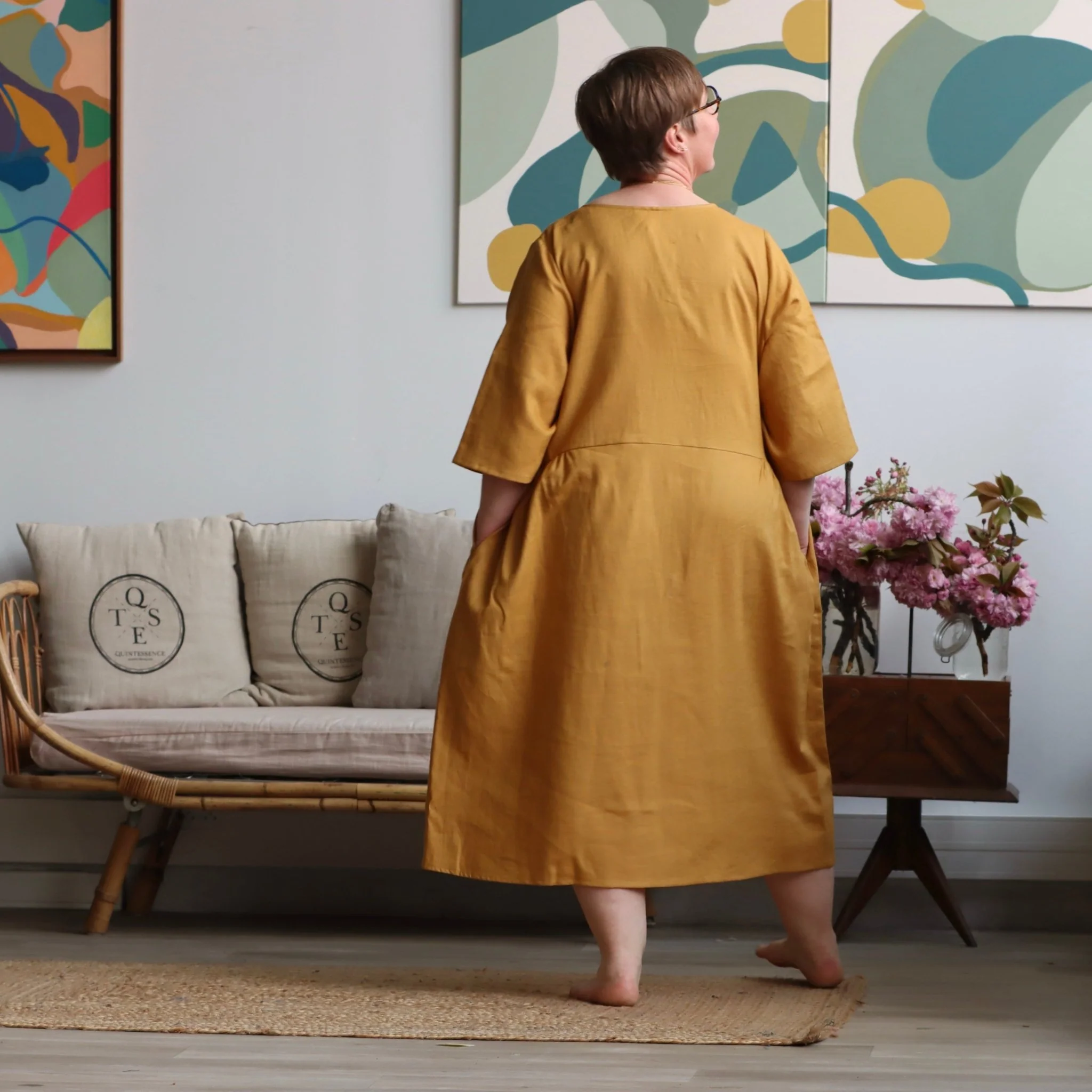 Prototype - Robe Lina - lin ocre - Image 2