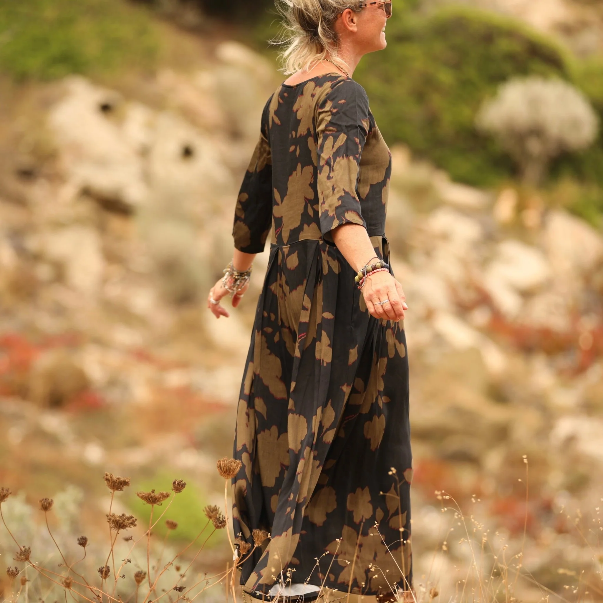 Robe Louisa viscose Brume sauvage - Image 4