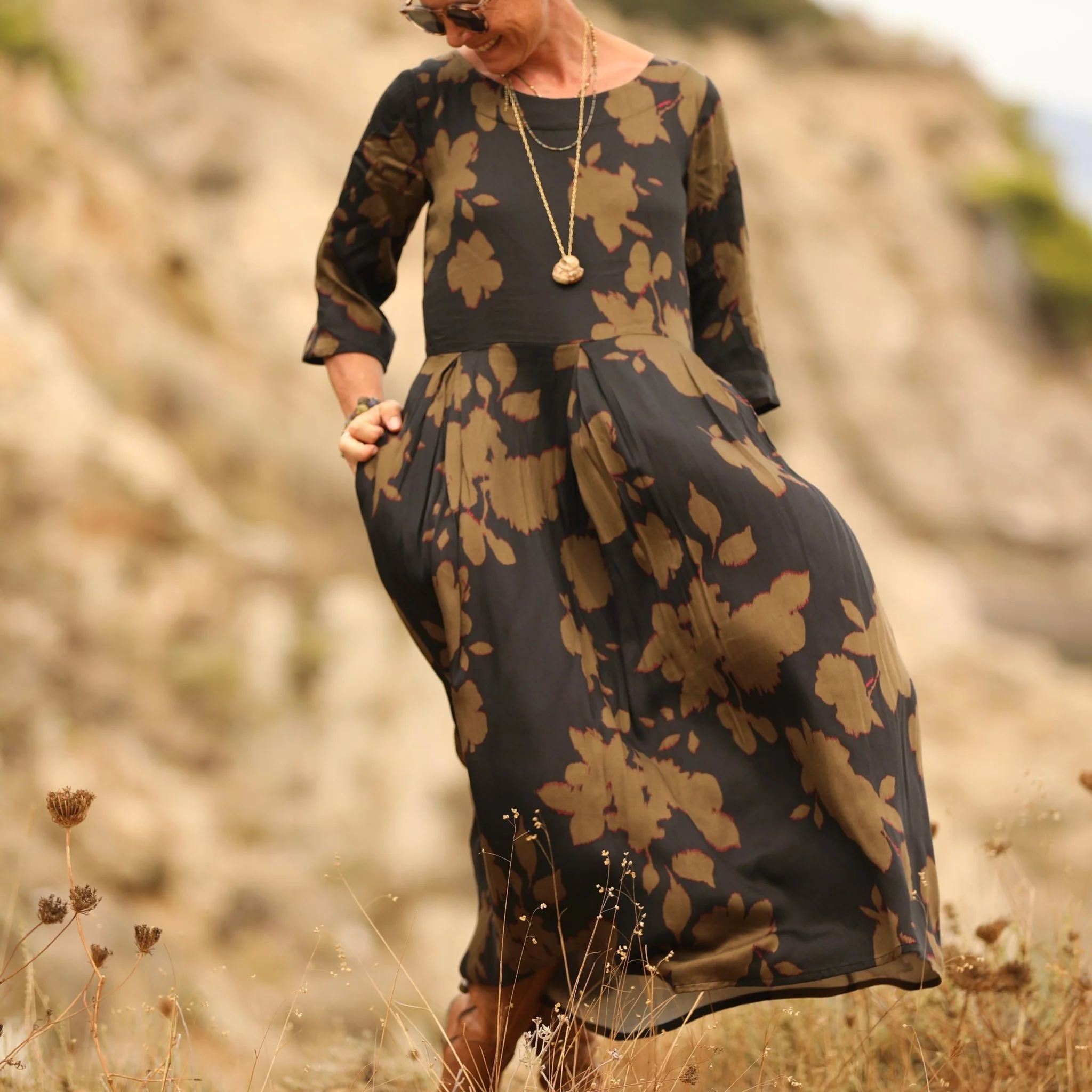 Robe Louisa viscose Brume sauvage - Image 5