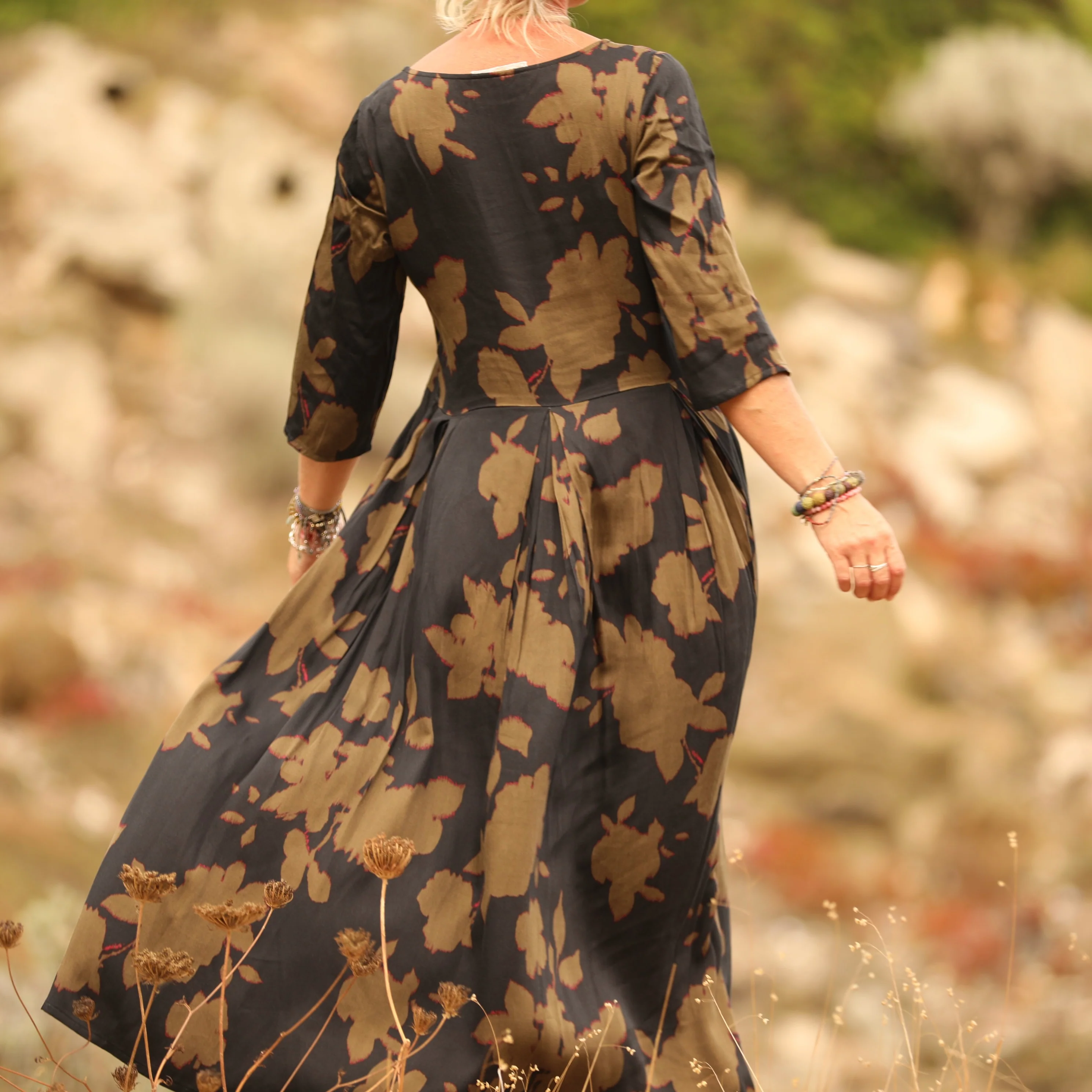 Robe Louisa viscose Brume sauvage - Image 6