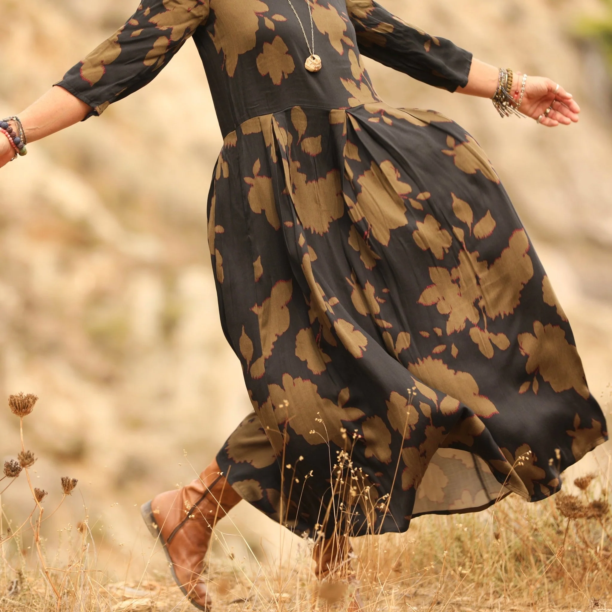 Robe Louisa viscose Brume sauvage - Image 8