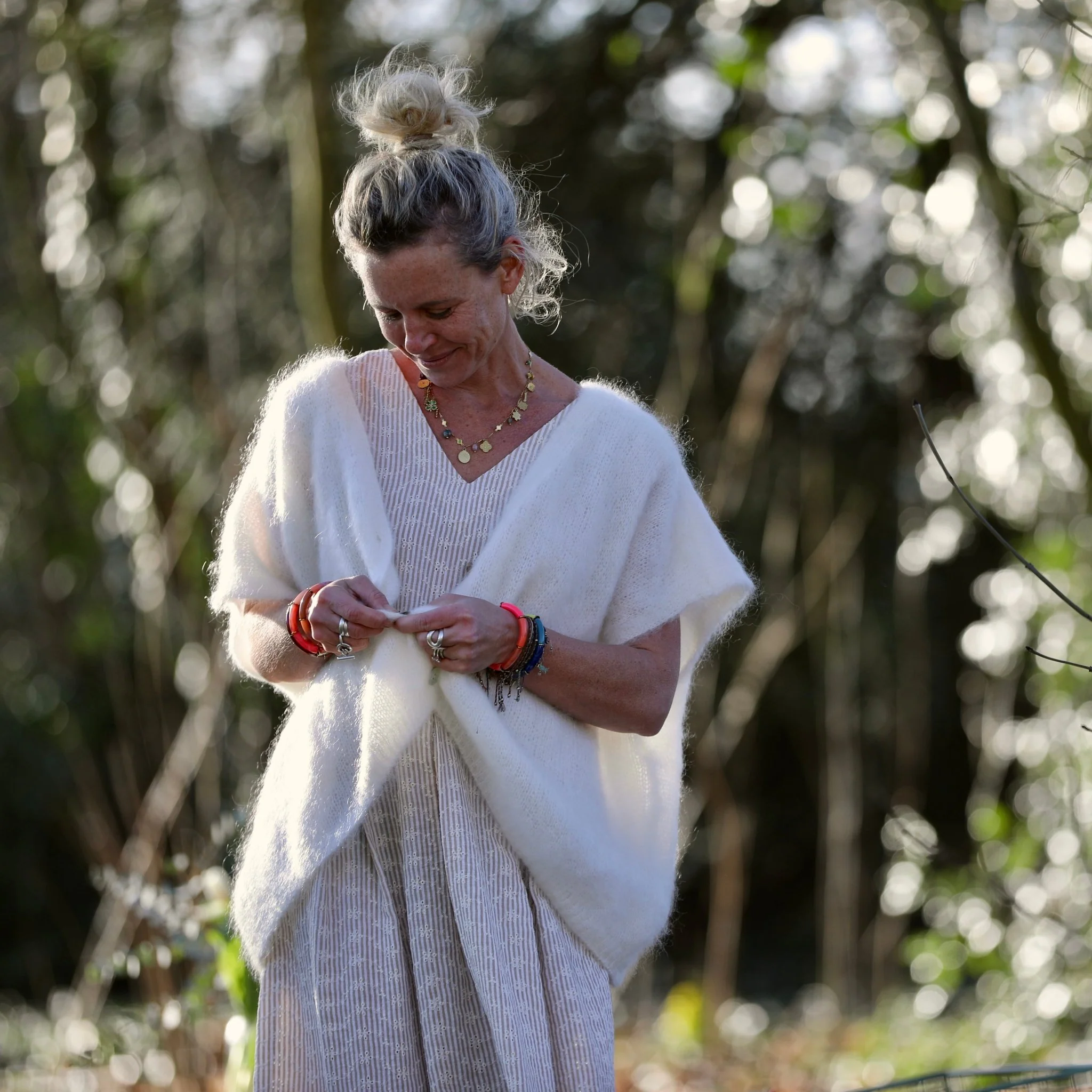 Robe Louison - Broderie Rayée Bucolique - Image 4