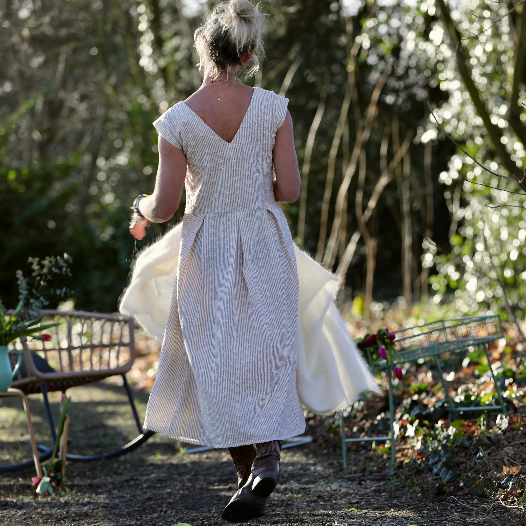 Robe Louison - Broderie Rayée Bucolique - Image 9