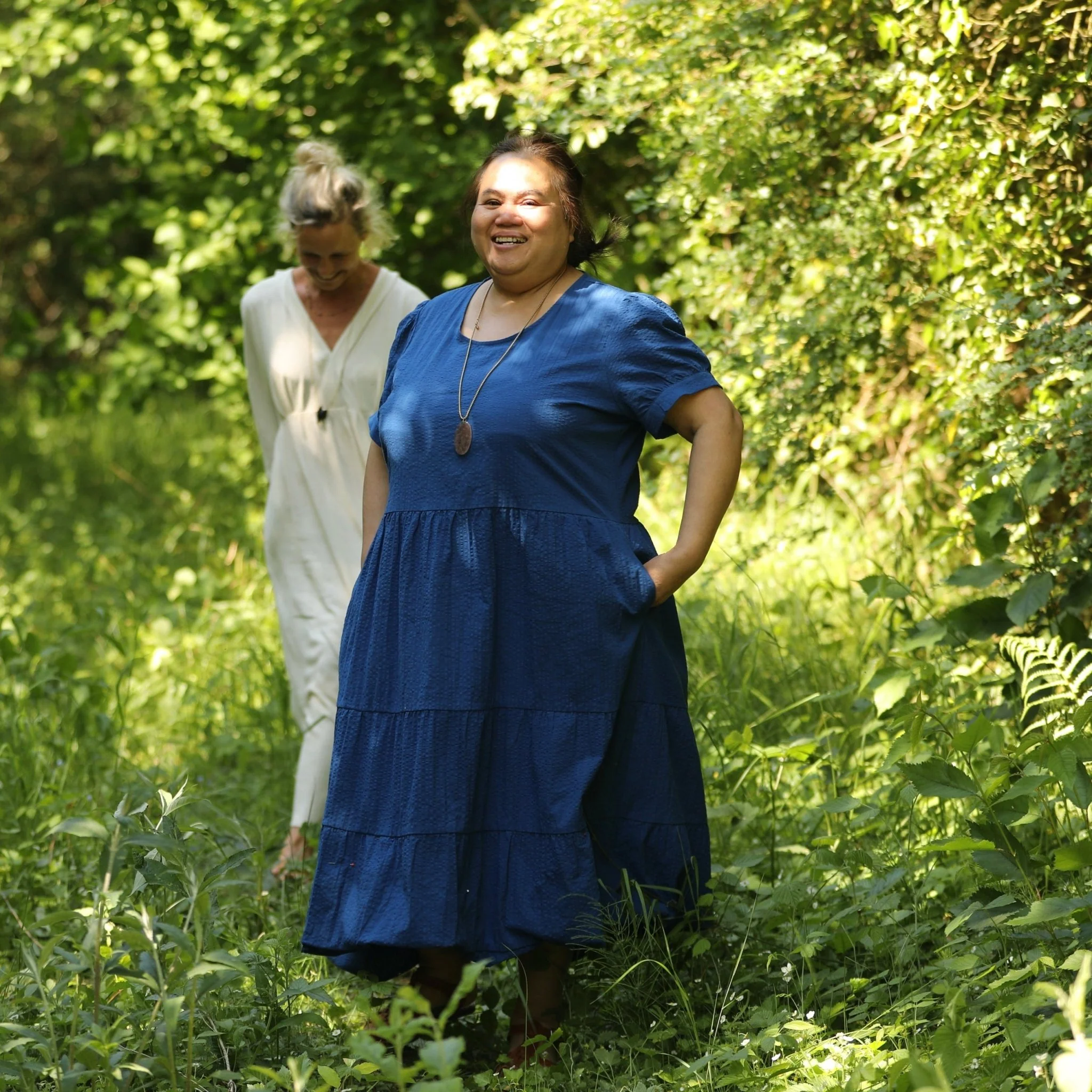 Robe Ophélie - lin/coton ficelle - Image 10