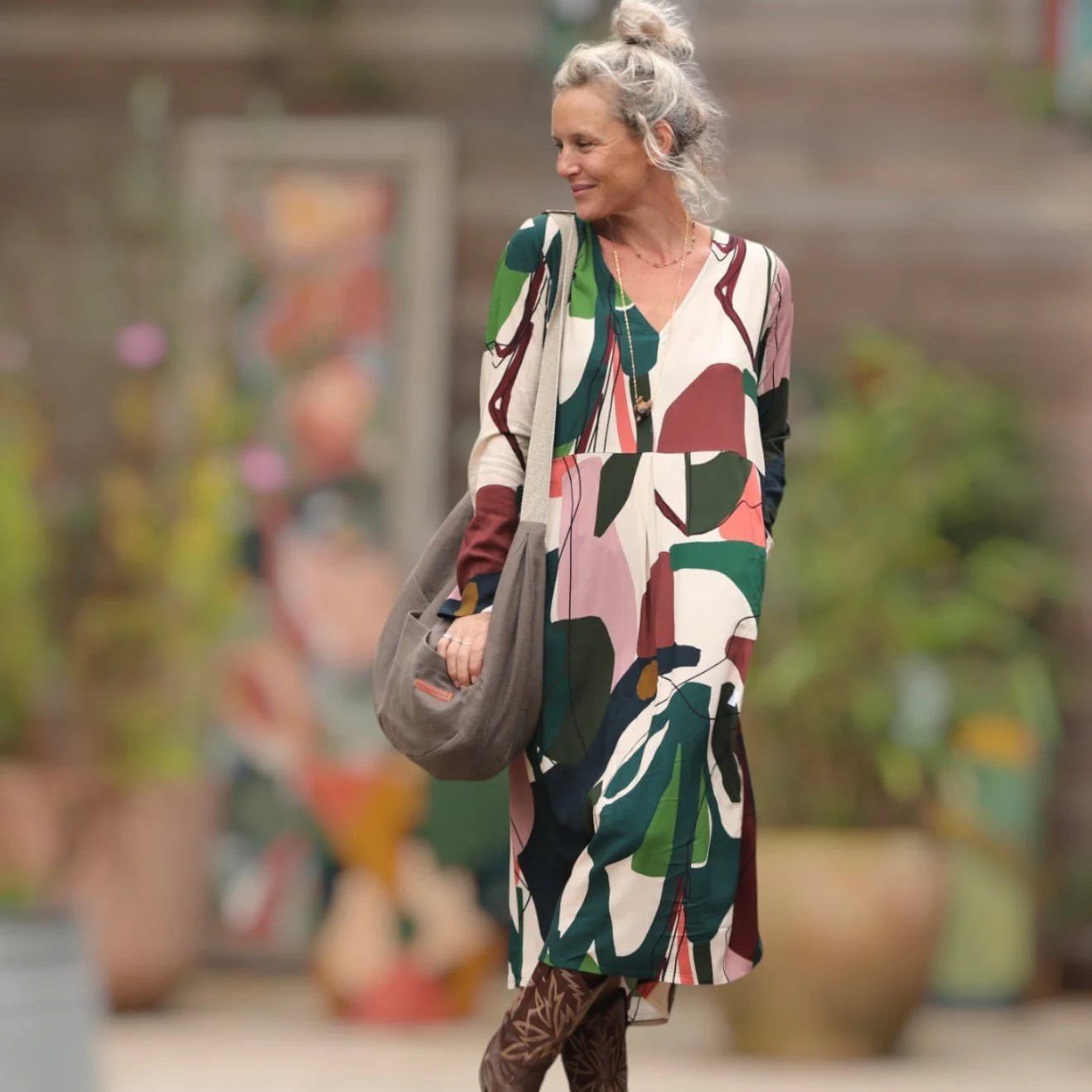 Robe Romane - viscose arty - Image 2