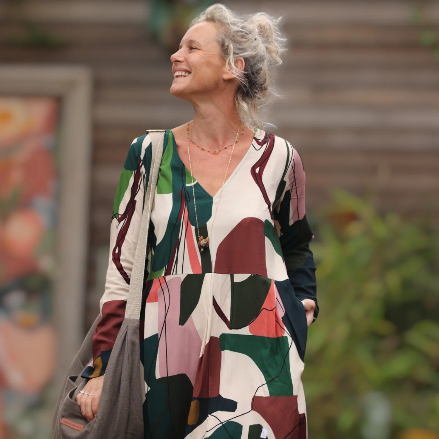 Robe Romane - viscose arty - Image 3