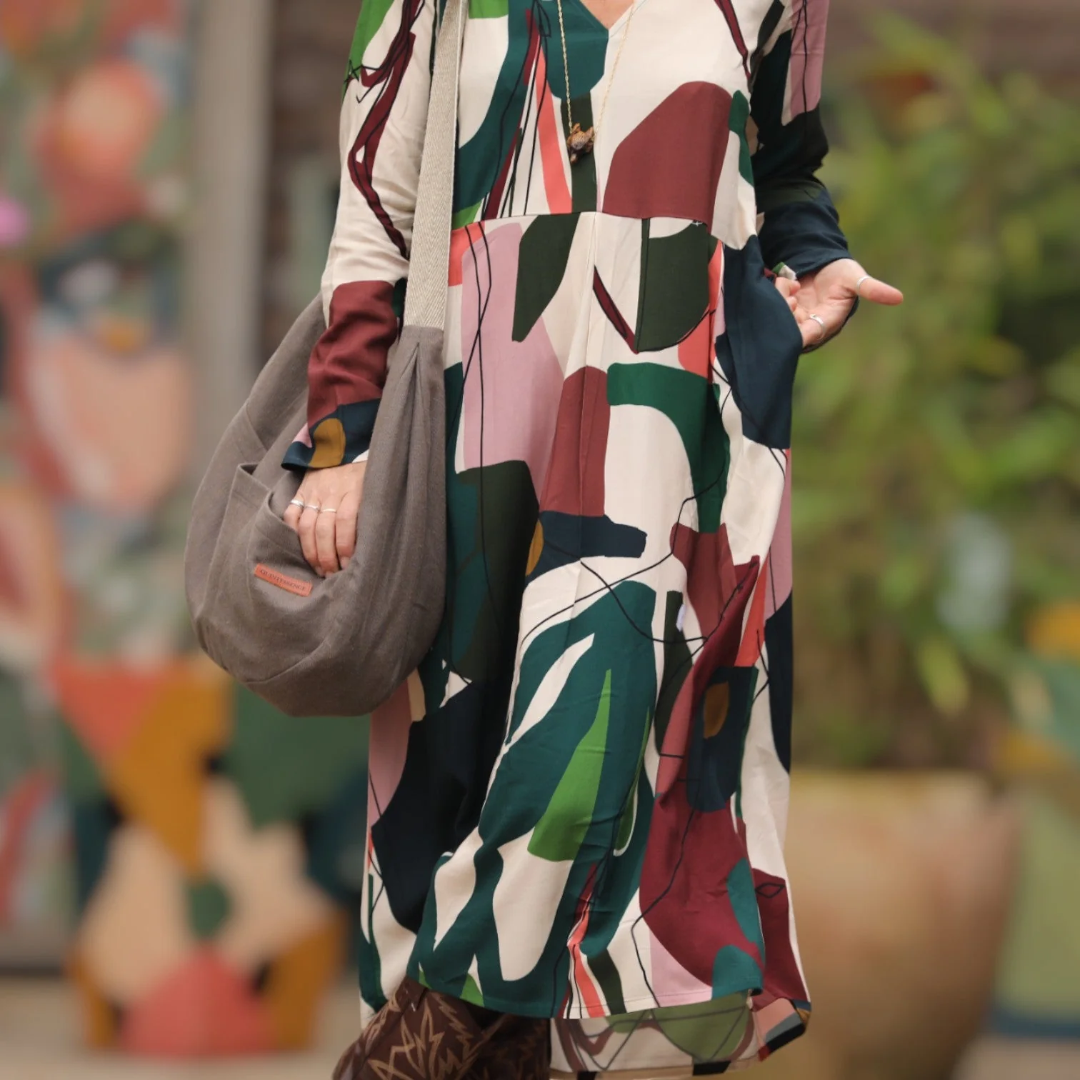 Robe Romane - viscose arty - Image 4