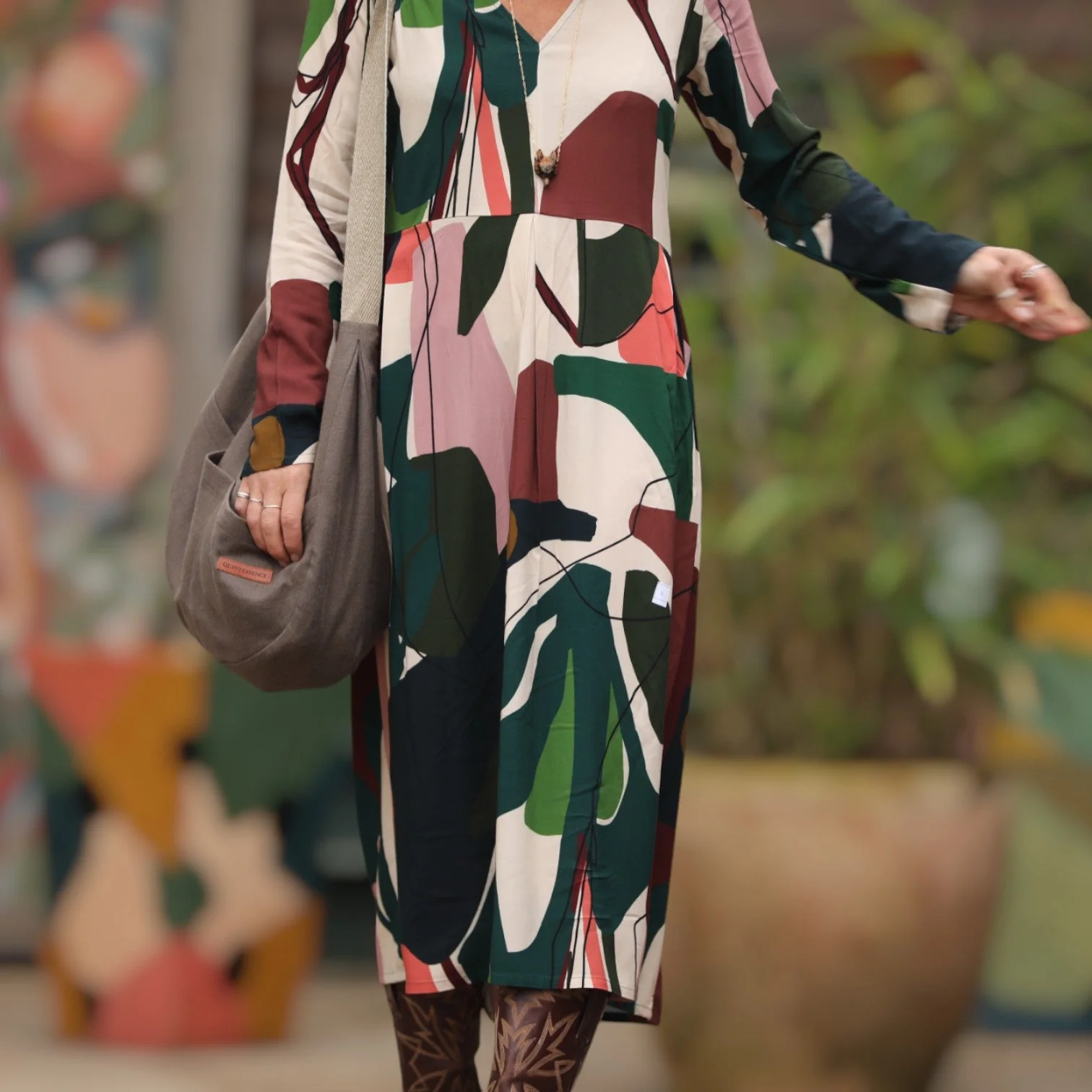 Robe Romane - viscose arty - Image 6
