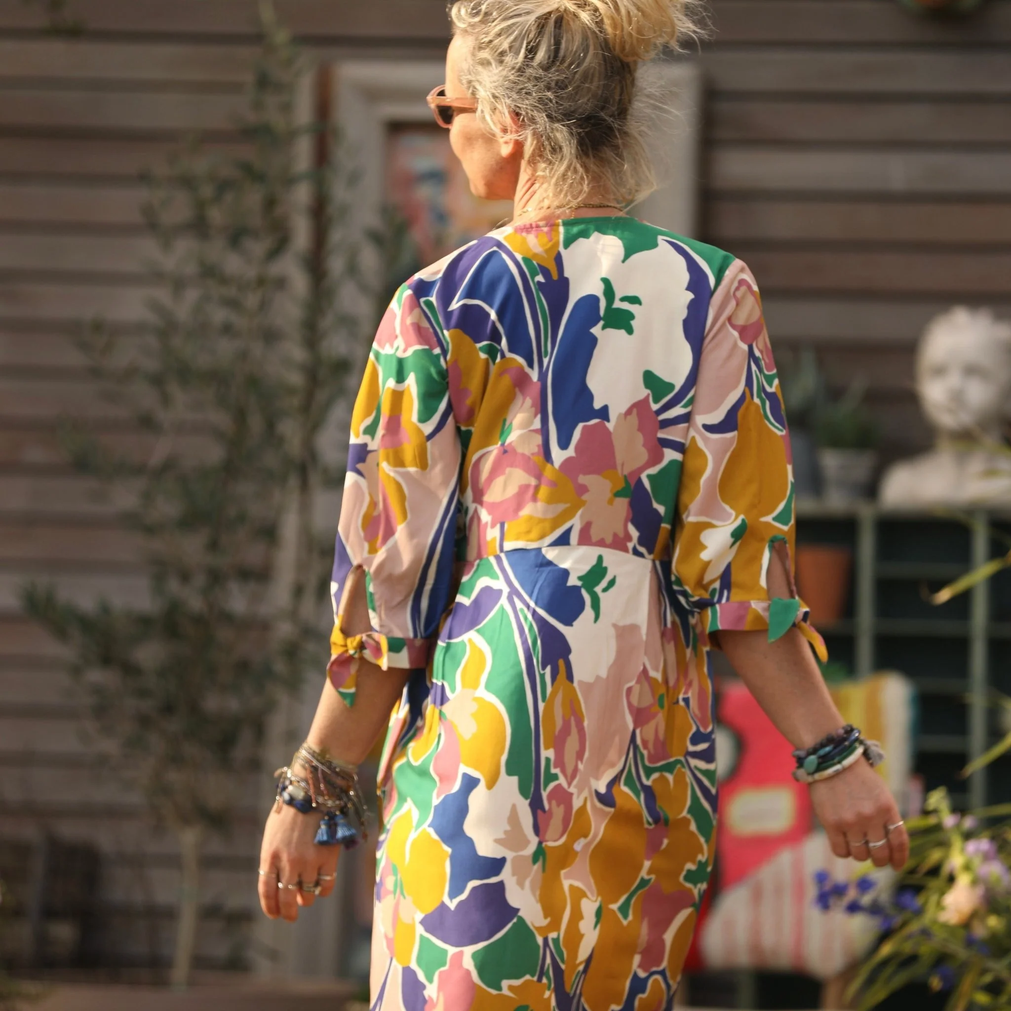 Robe Ryme - viscose nymphéas - Image 5