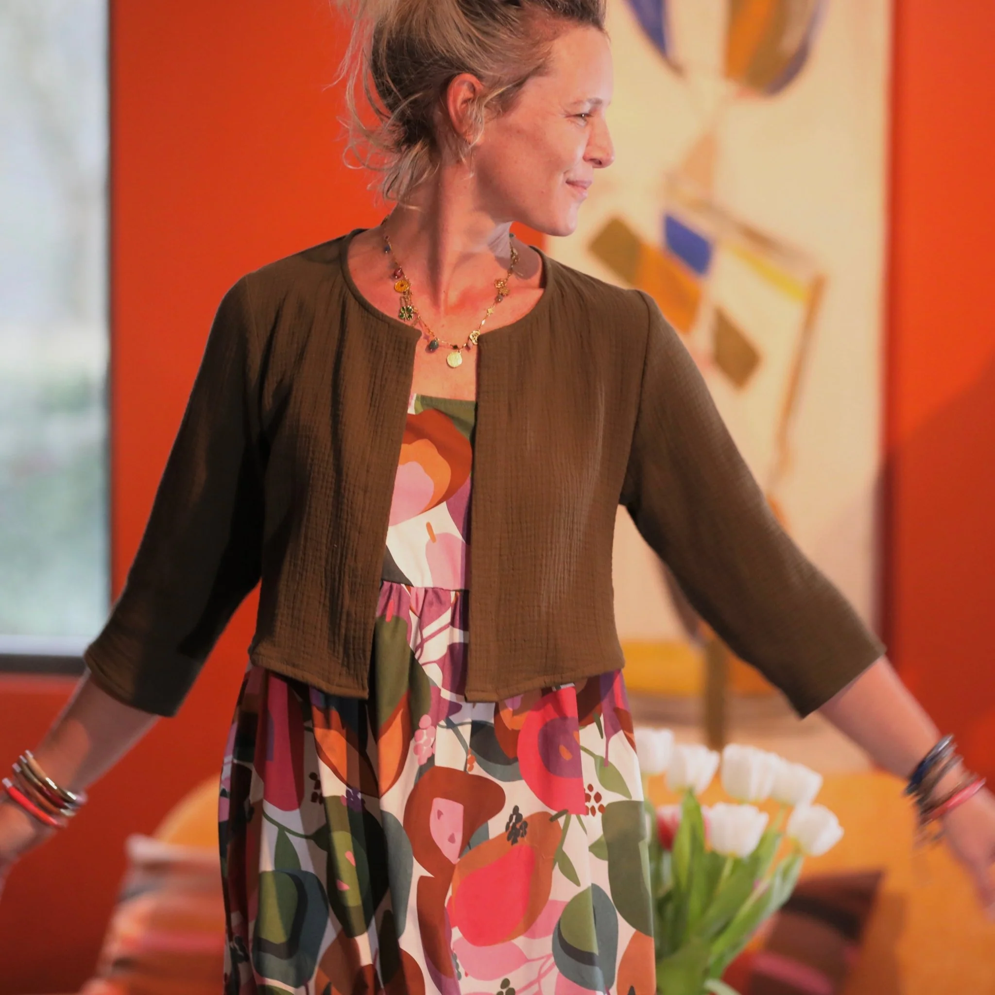 Robe Solène - coton Fruité - Image 5