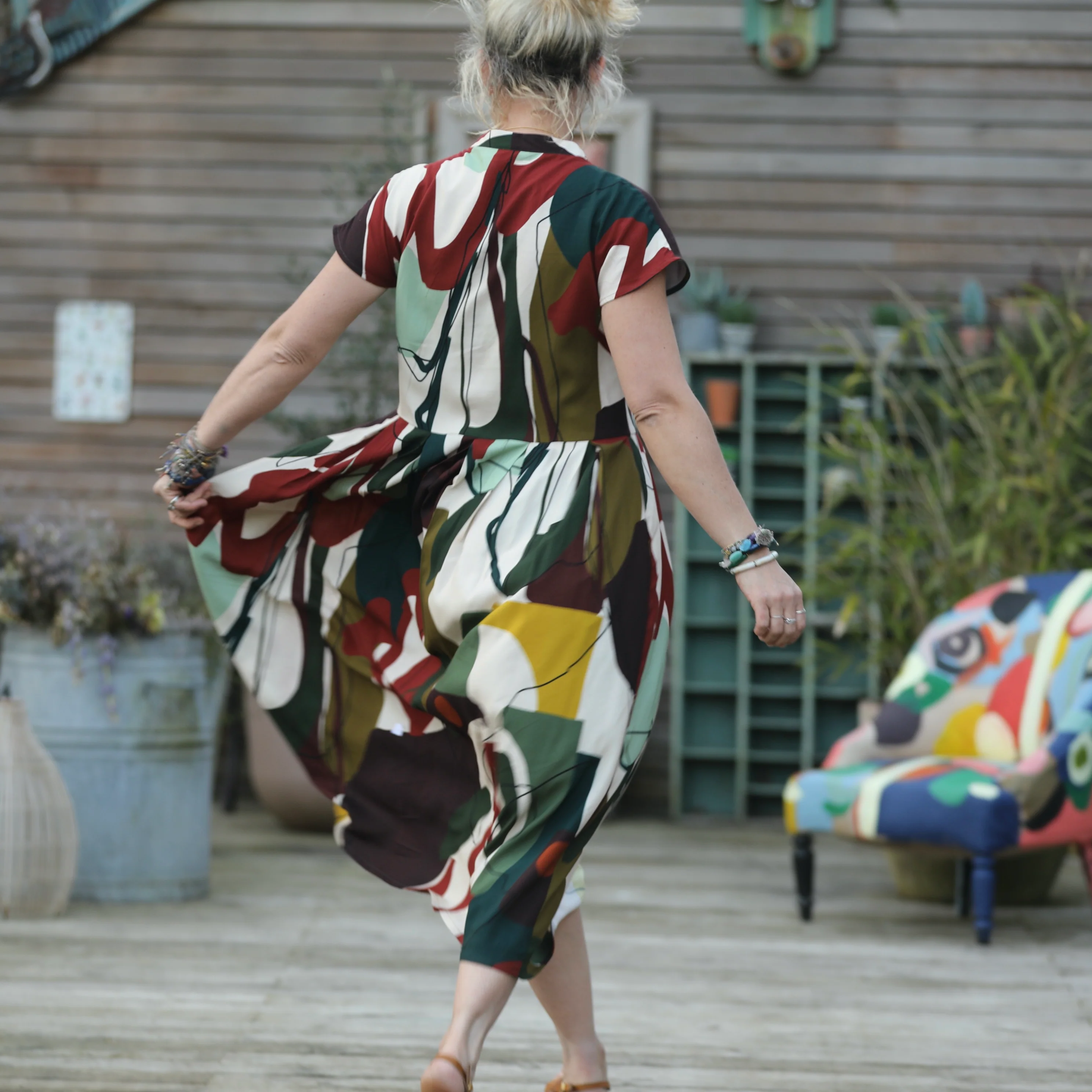 Robe Sylvette - vicose Arty - Image 3