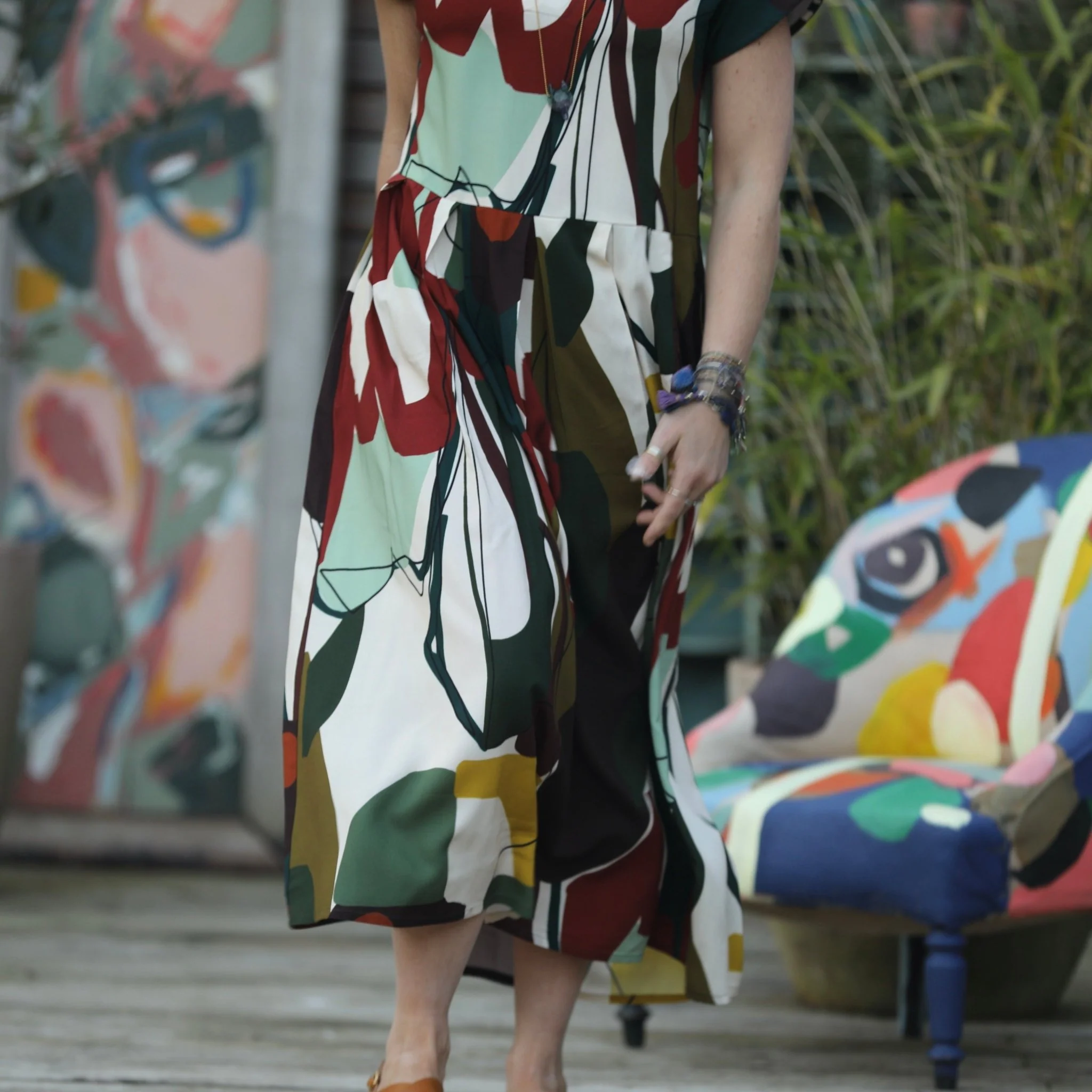 Robe Sylvette - vicose Arty - Image 5