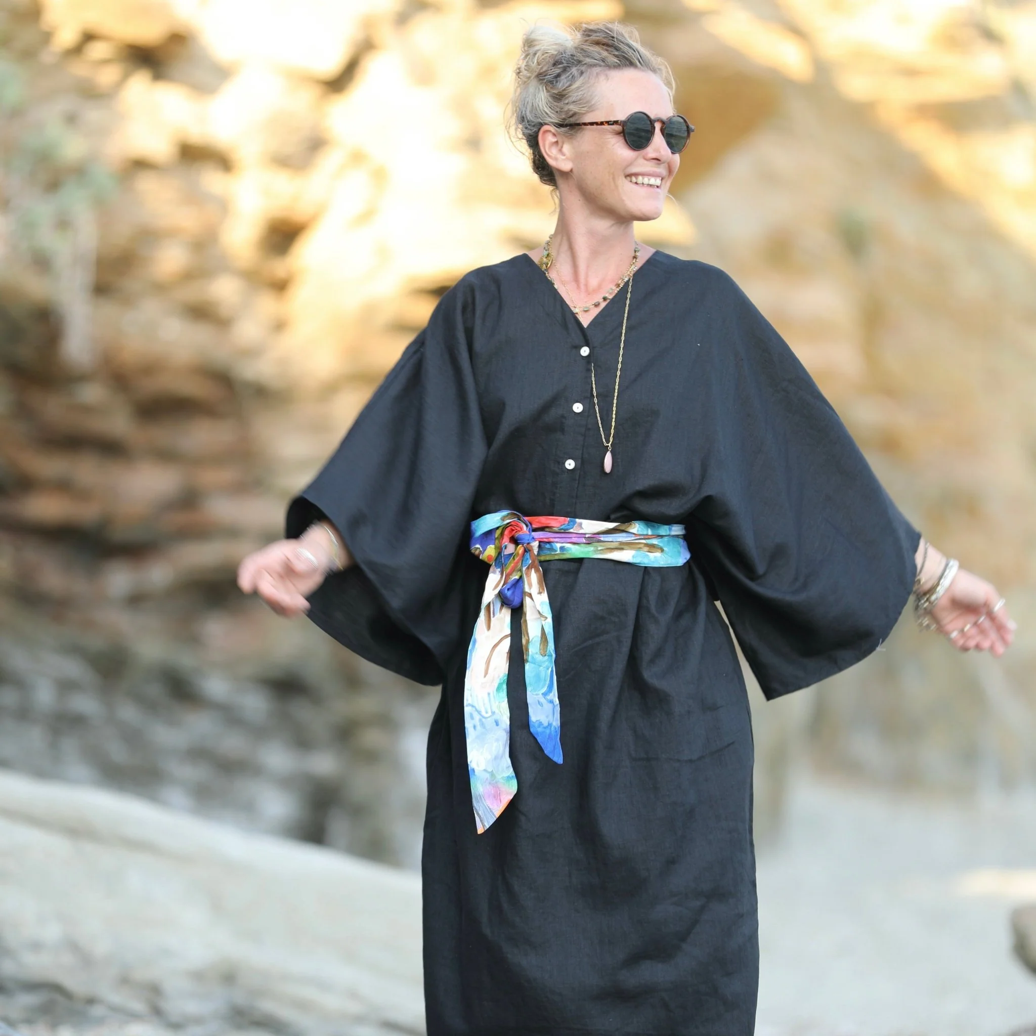 Robe Xiou lin noir - Image 7