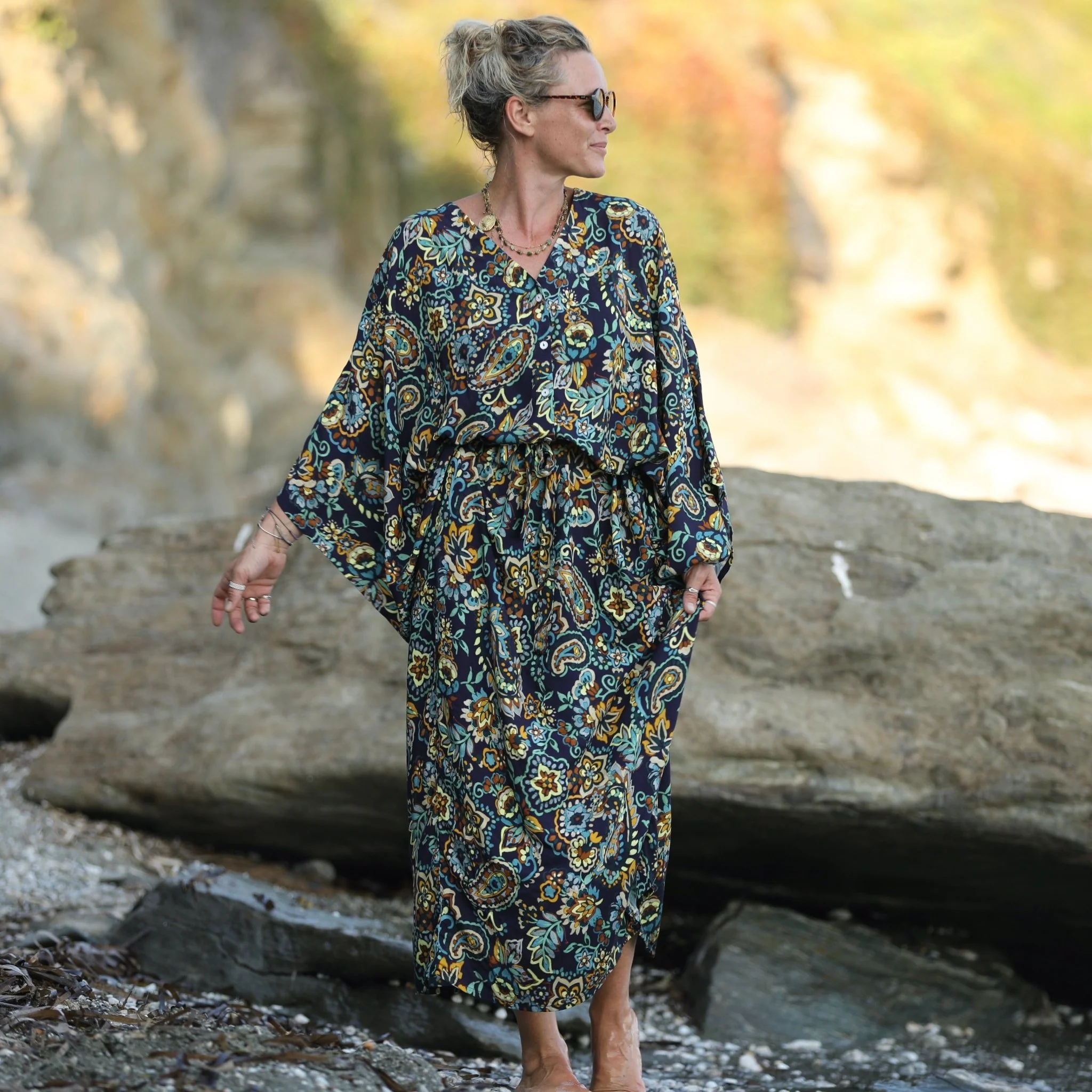 Robe Xiou viscose Vézélay - Image 10