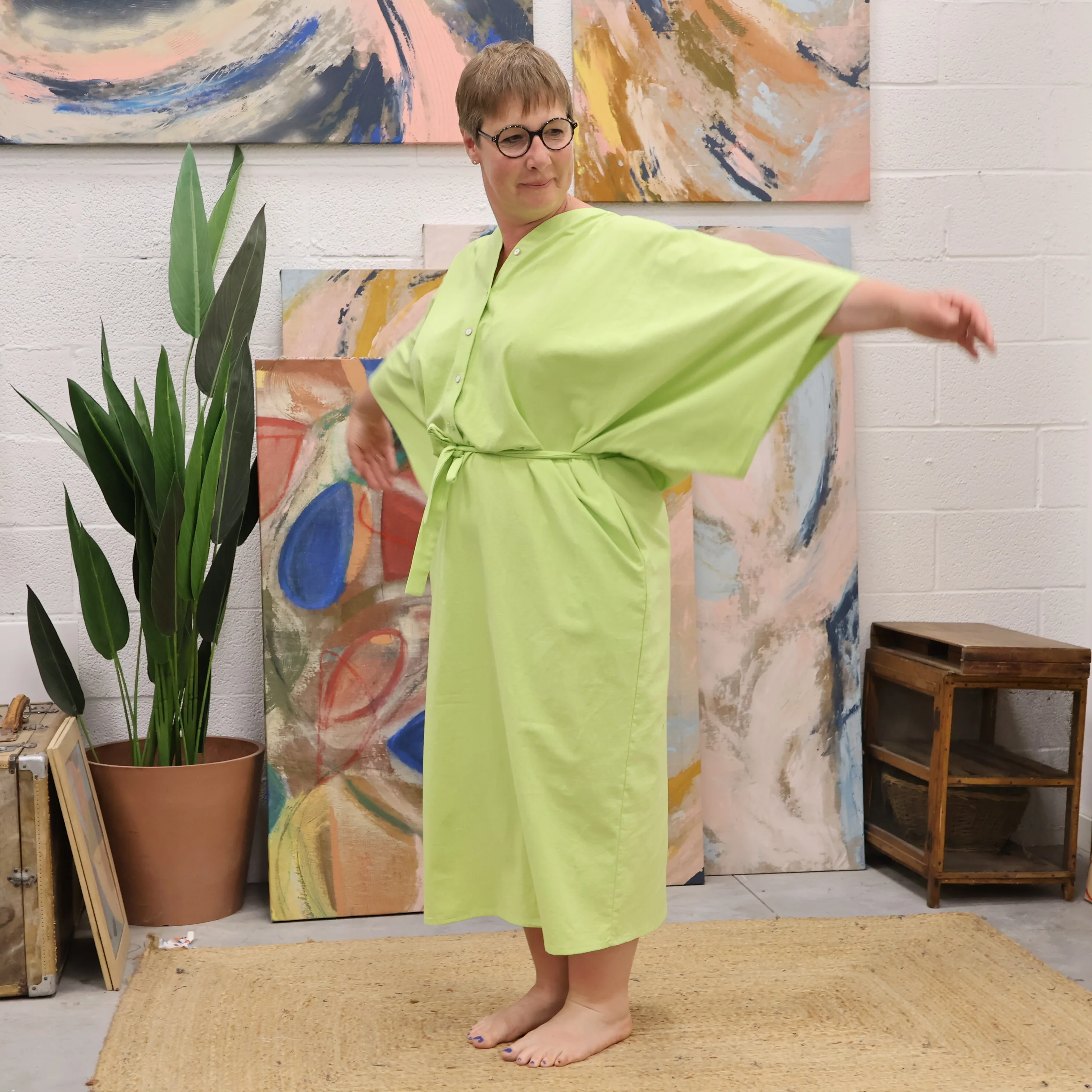 Robe Xiou viscose Vézélay - Image 11