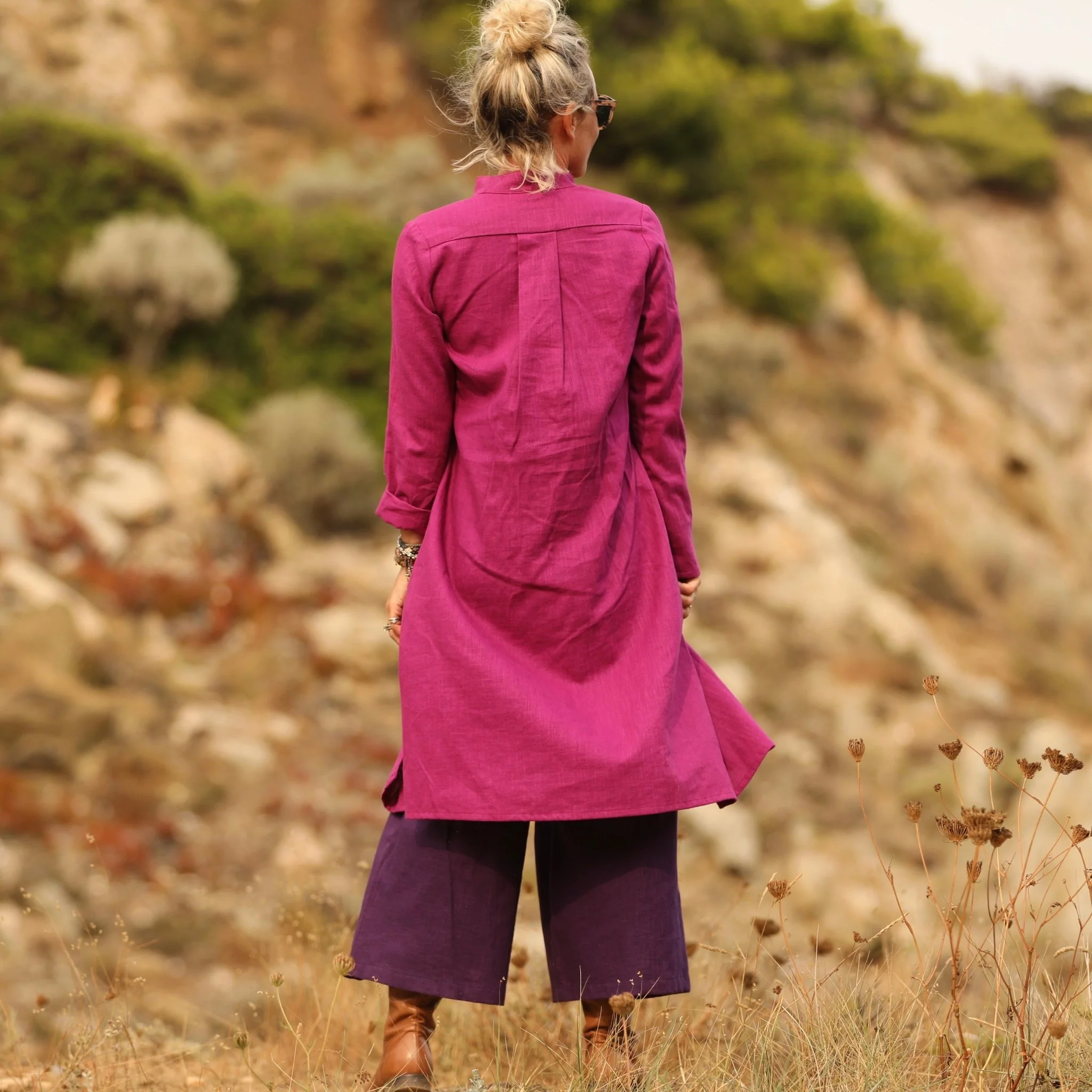 Robe Yuna - Lin bougainvillier - Image 8