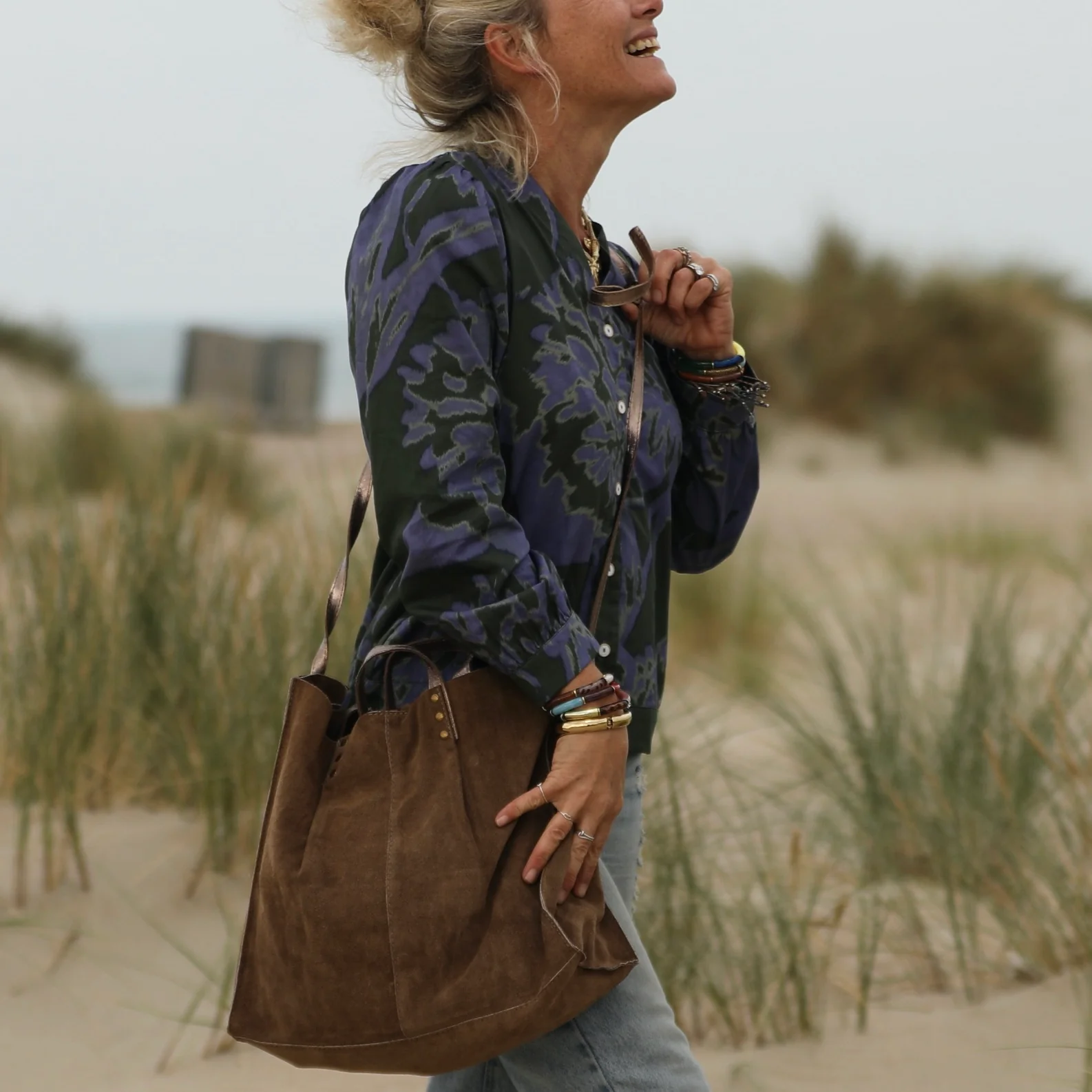 Sac Lisière – Cuir Camel - Image 2