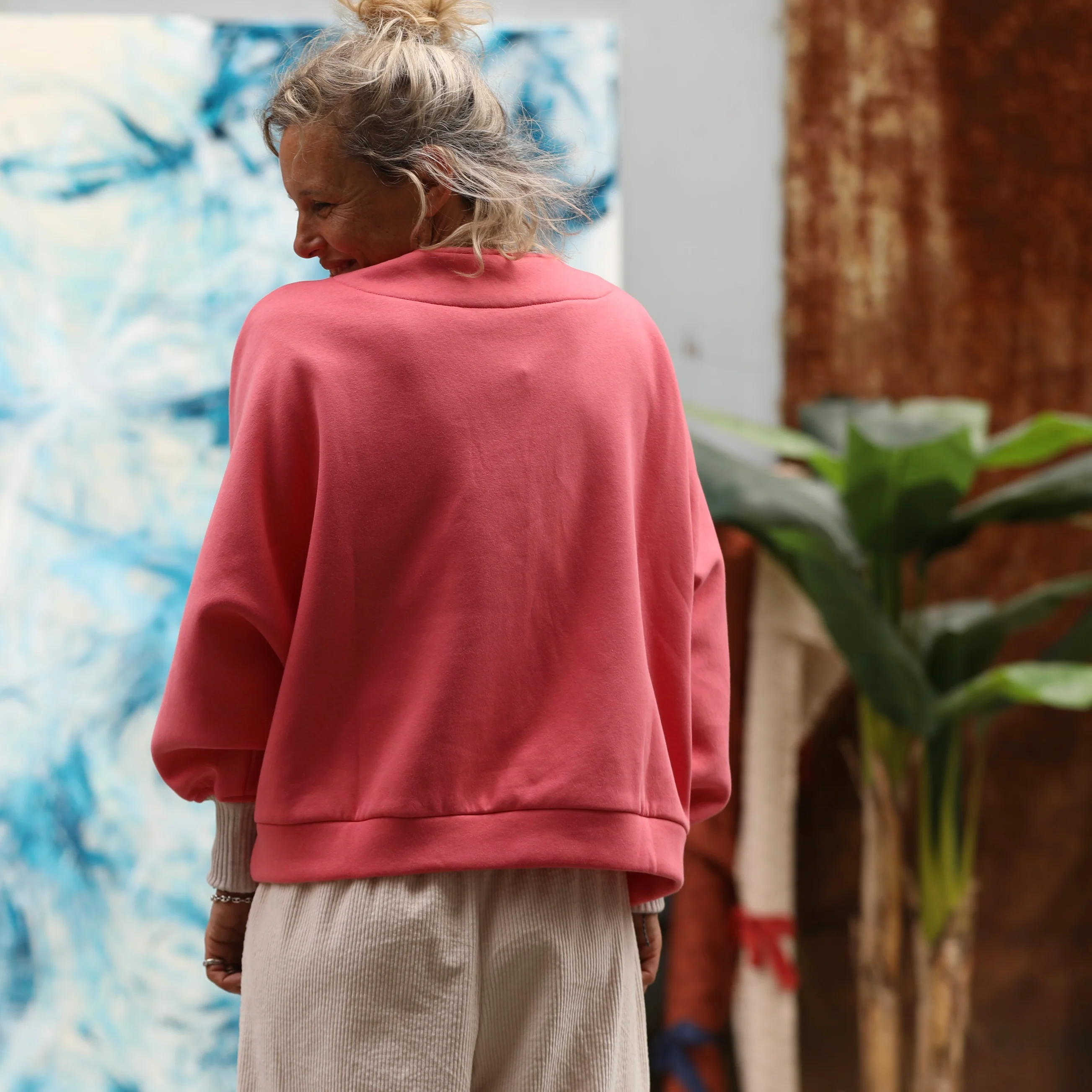 Sweat Ferdinand - rose gourmand - version courte - Image 3