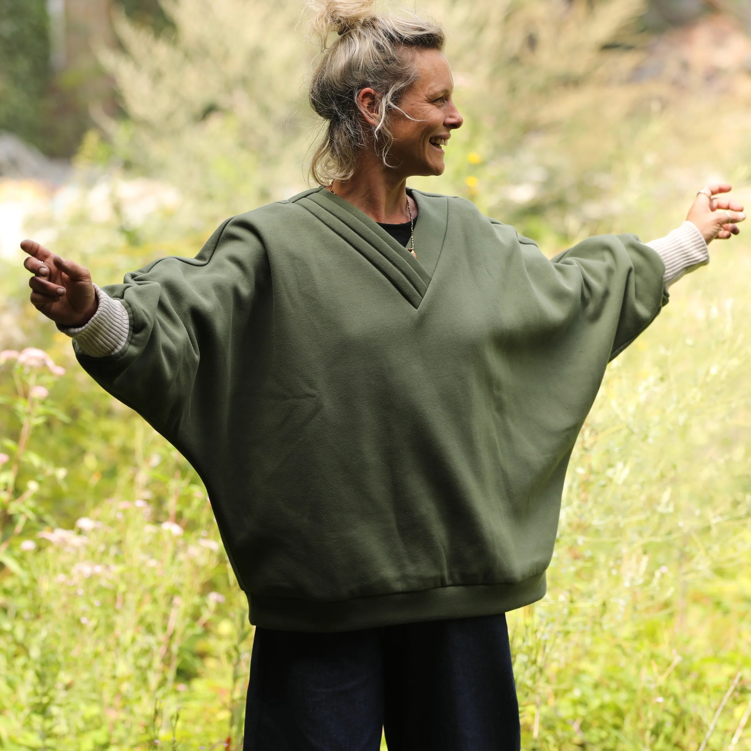 Sweat Ferdinand - vert kaki - version longue - Image 6