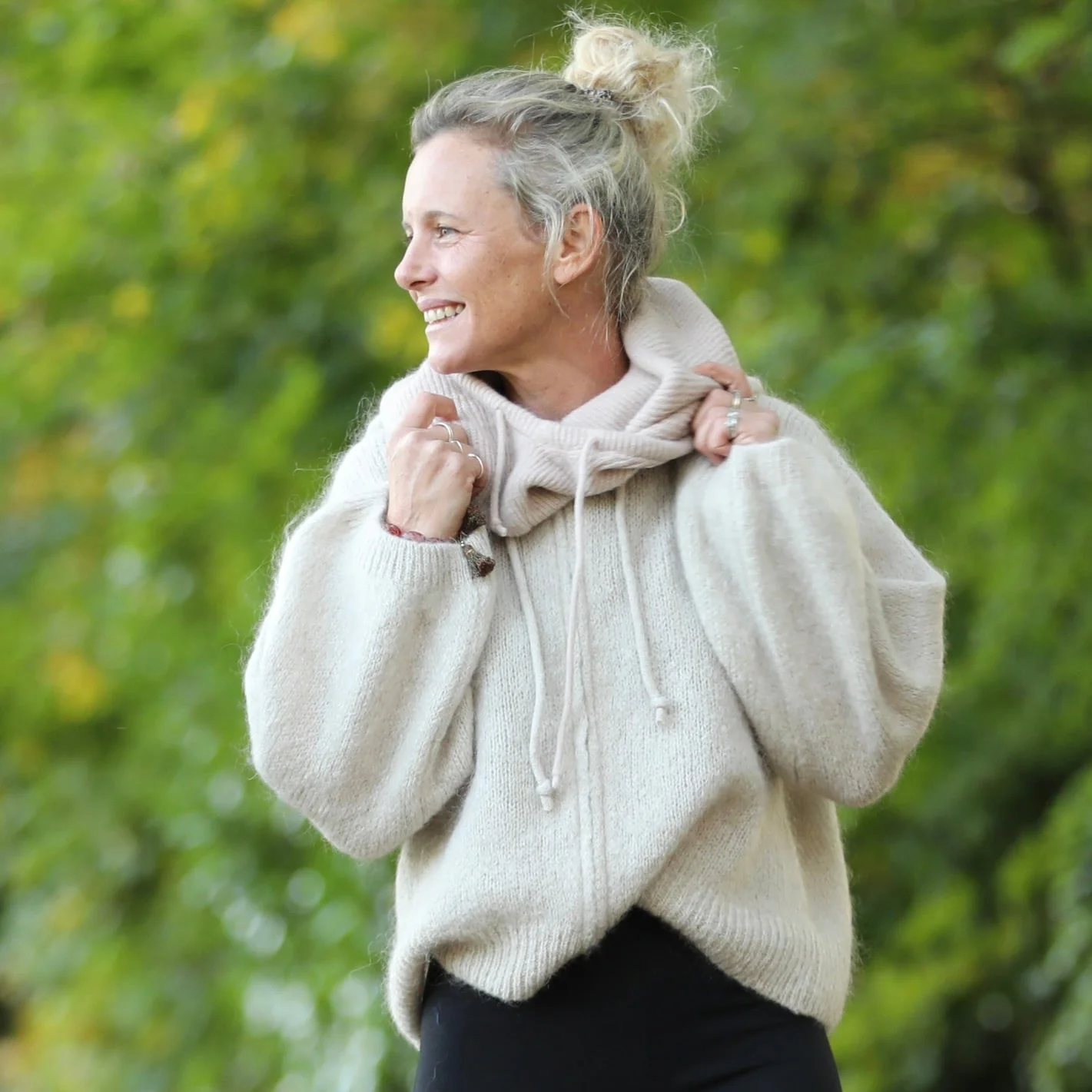 Gilet capuche Tulia - Ficelle