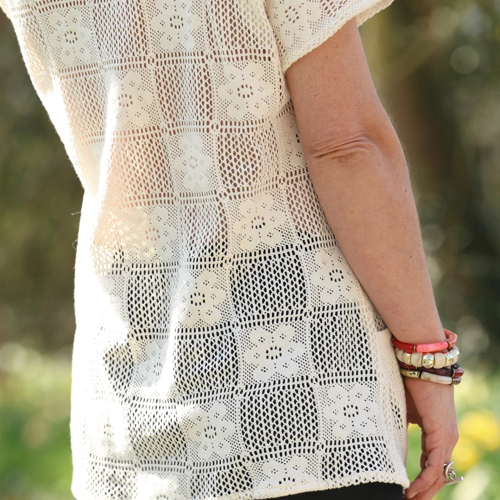 Tunique Elise – Coton Crocheté Ivoire - Image 5