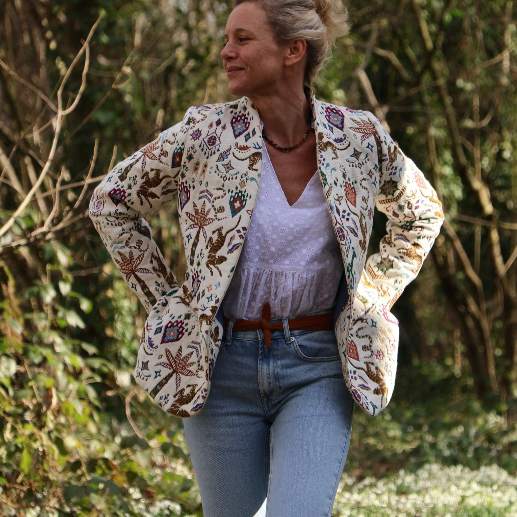 Veste Bertille en jacquard Majestique - Image 4