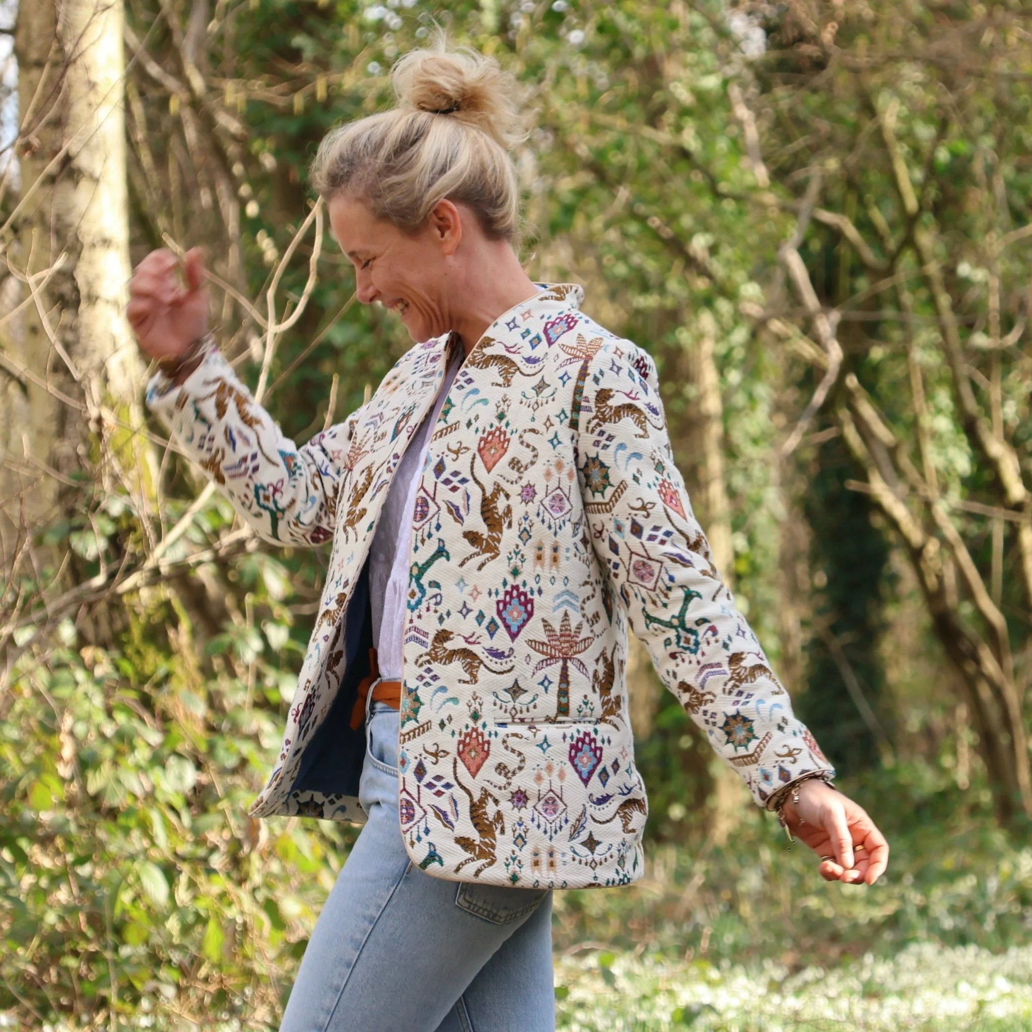 Veste Bertille en jacquard Majestique - Image 5